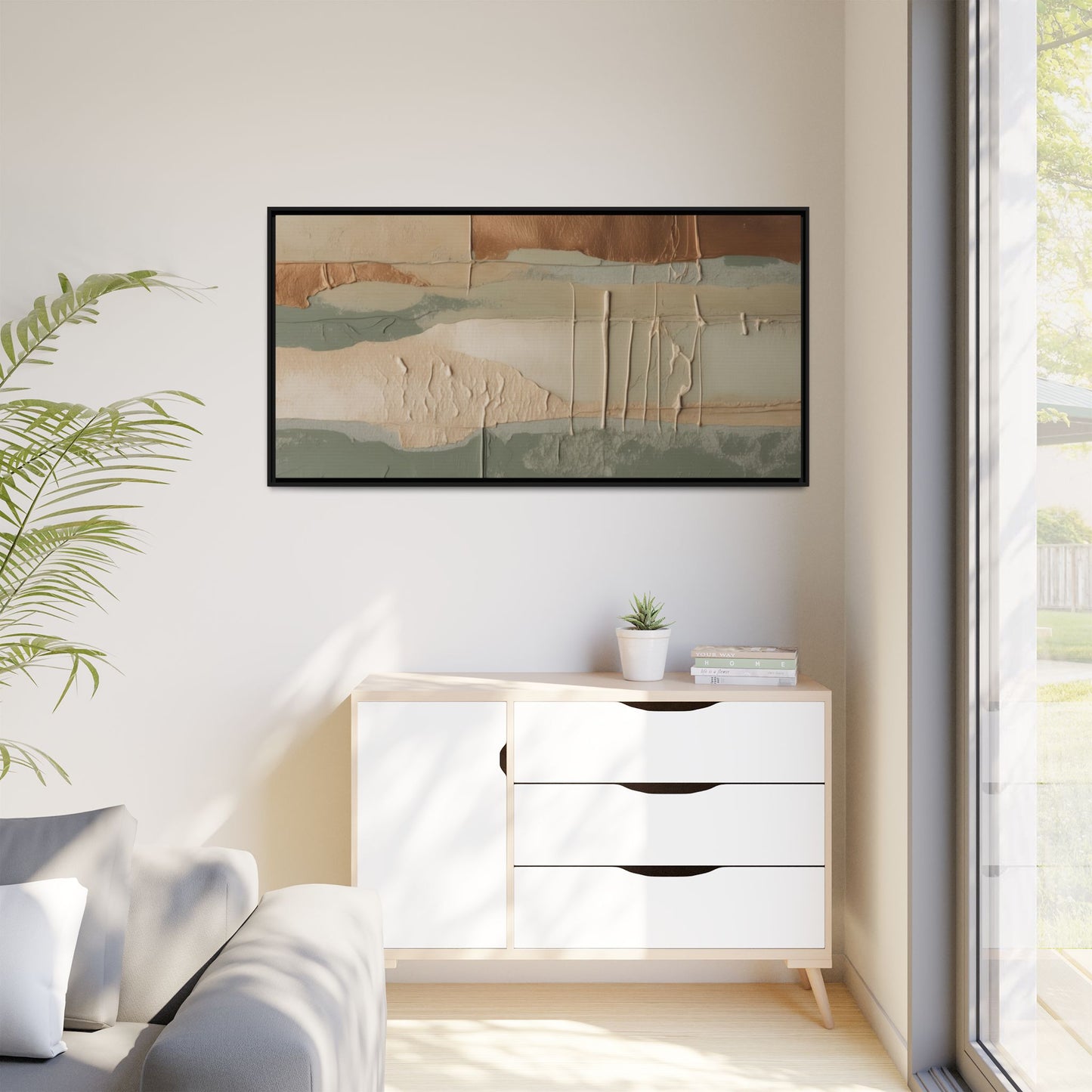 Matte Canvas, Framed (Multi-color)