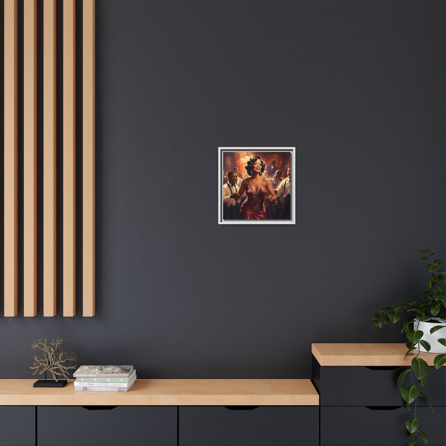 Matte Canvas, Framed (Multi-color)