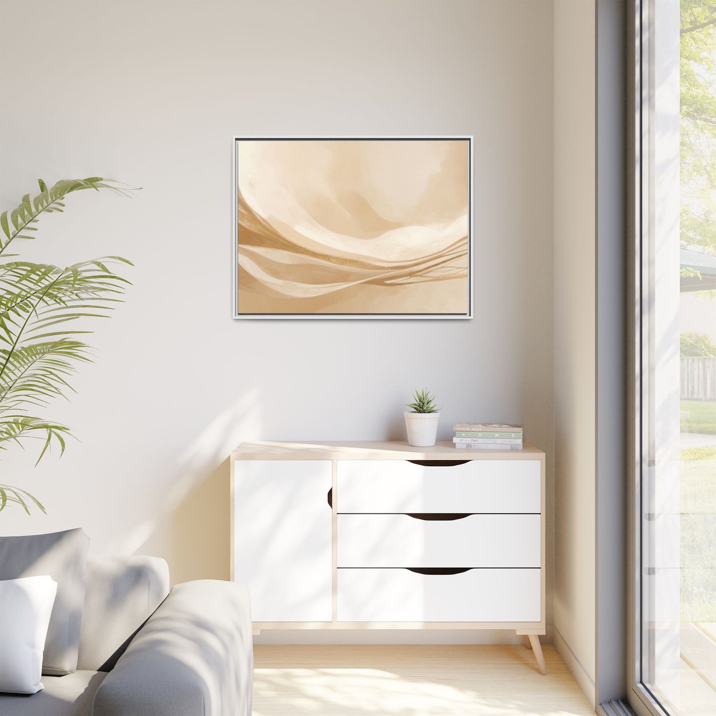 Matte Canvas, Framed (Multi-color)