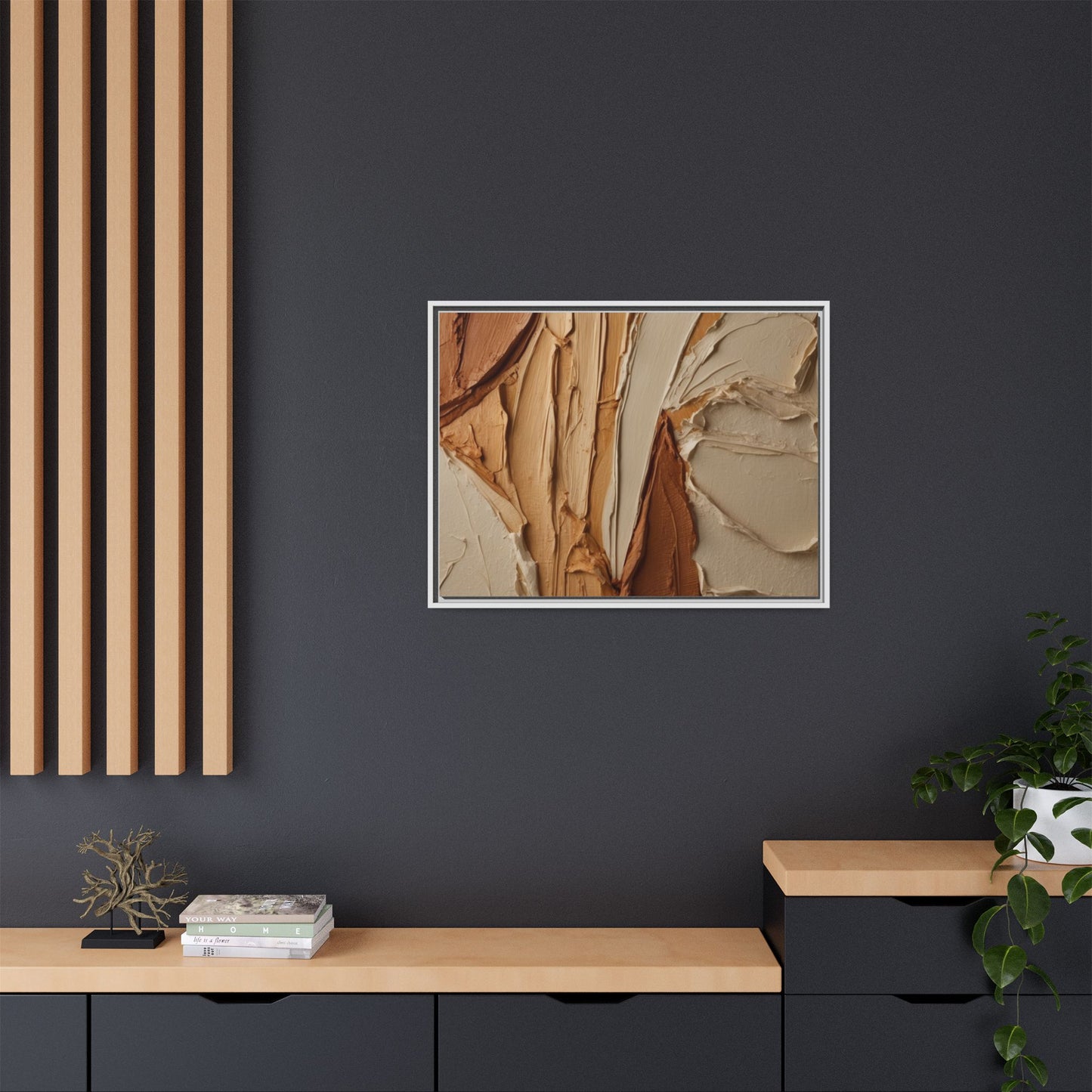 Matte Canvas, Framed (Multi-color)