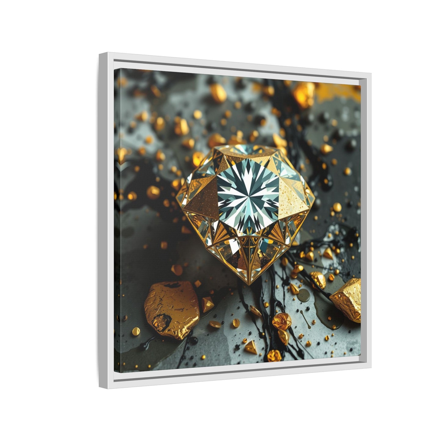 Matte Canvas, Framed (Multi-color)