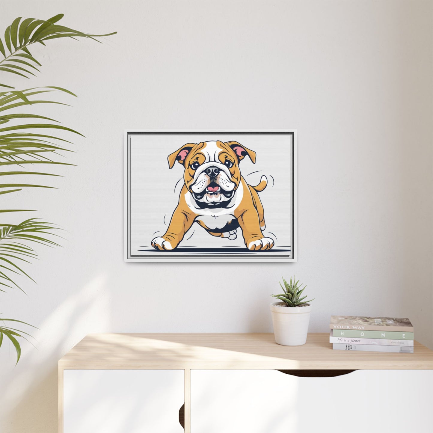 Matte Canvas, Framed (Multi-color)