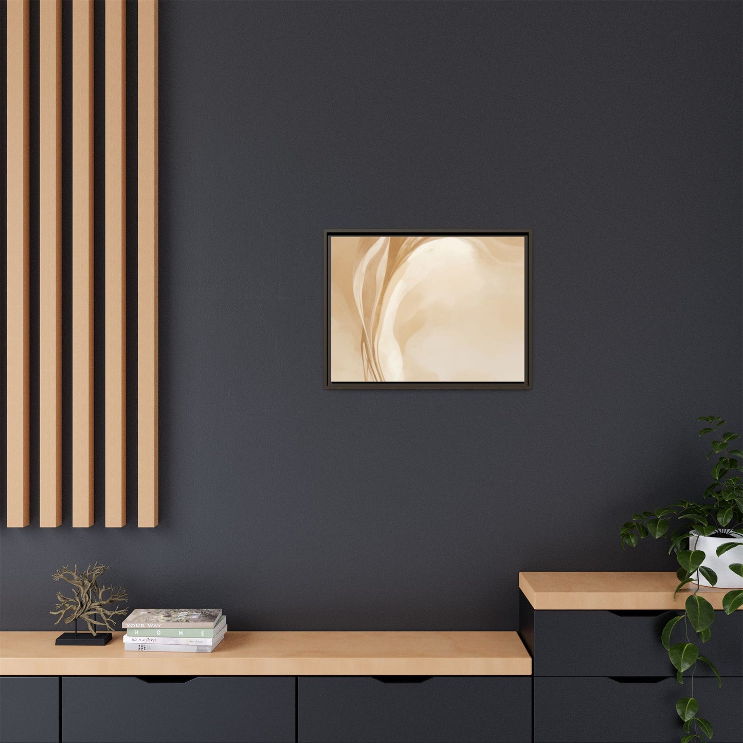Matte Canvas, Framed (Multi-color)