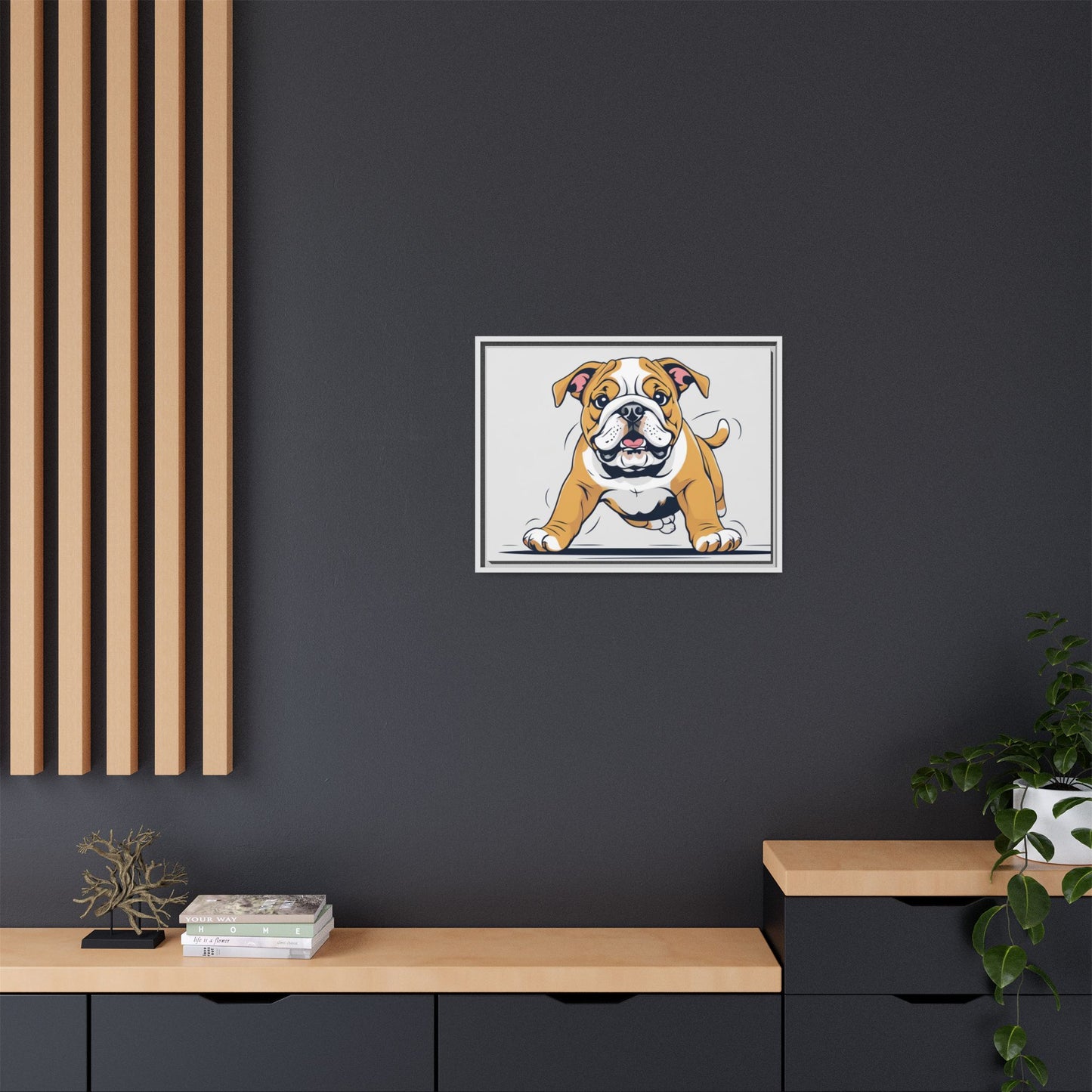 Matte Canvas, Framed (Multi-color)