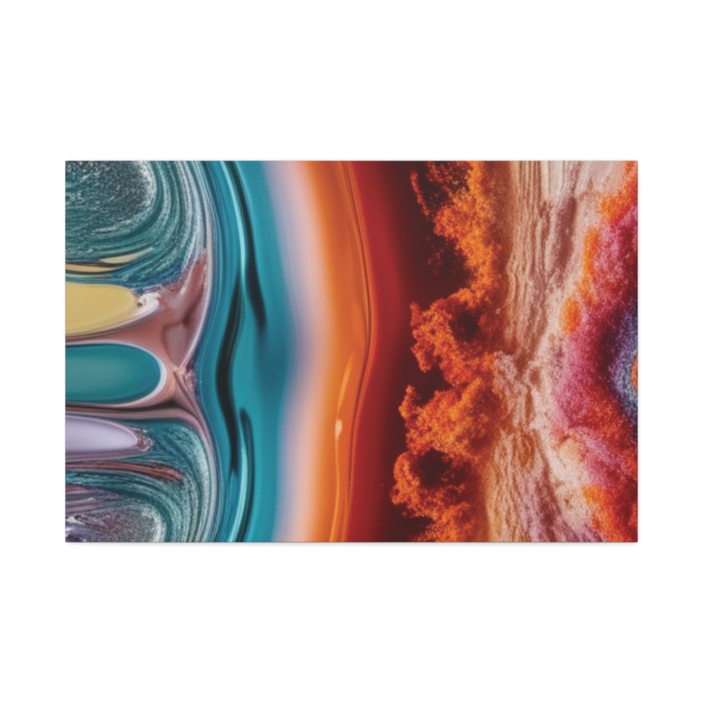 Stunning Abstract Canvas Art - 15" Stretched Wall Decor