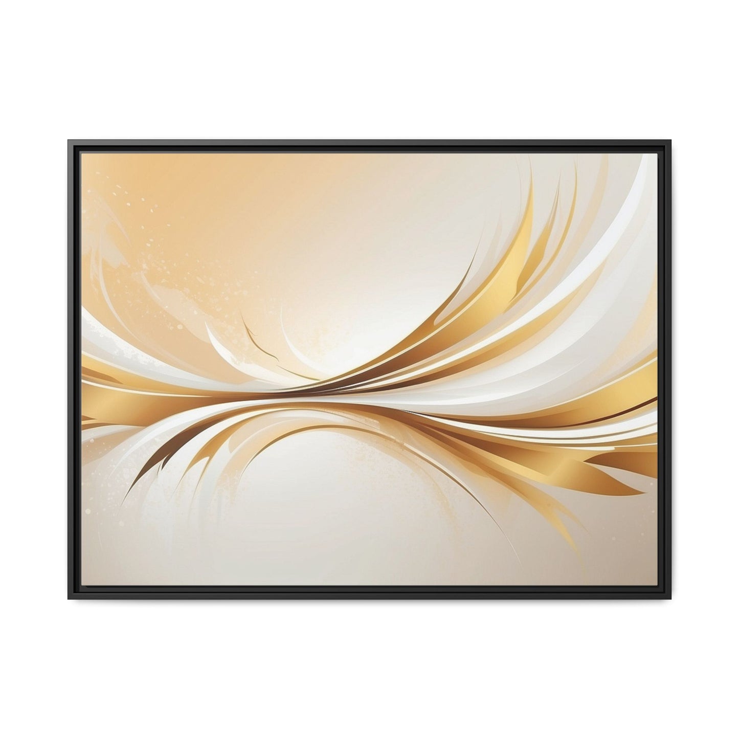 Modern Abstract Wall Art - Framed Matte Canvas Decor