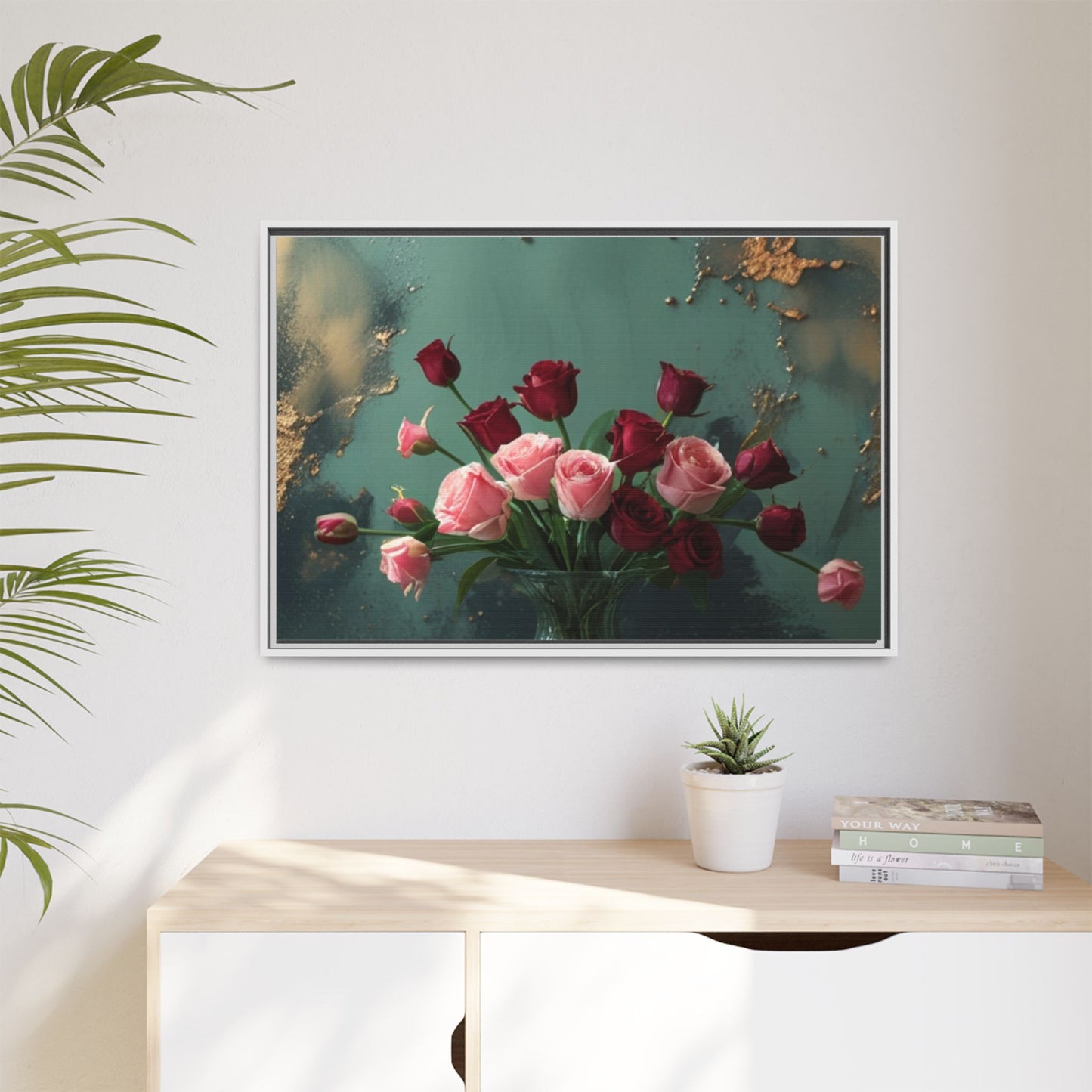 Matte Canvas, Framed (Multi-color)