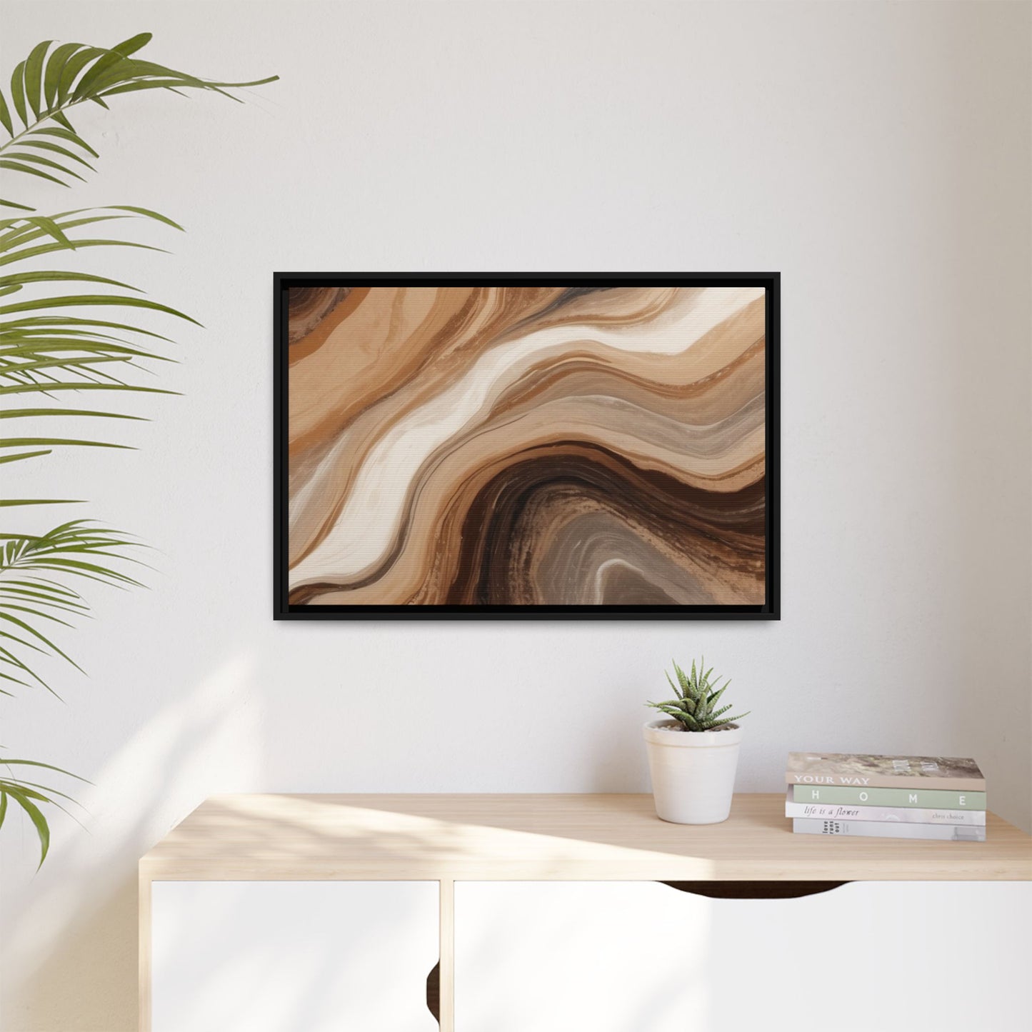 Matte Canvas, Framed (Multi-color)