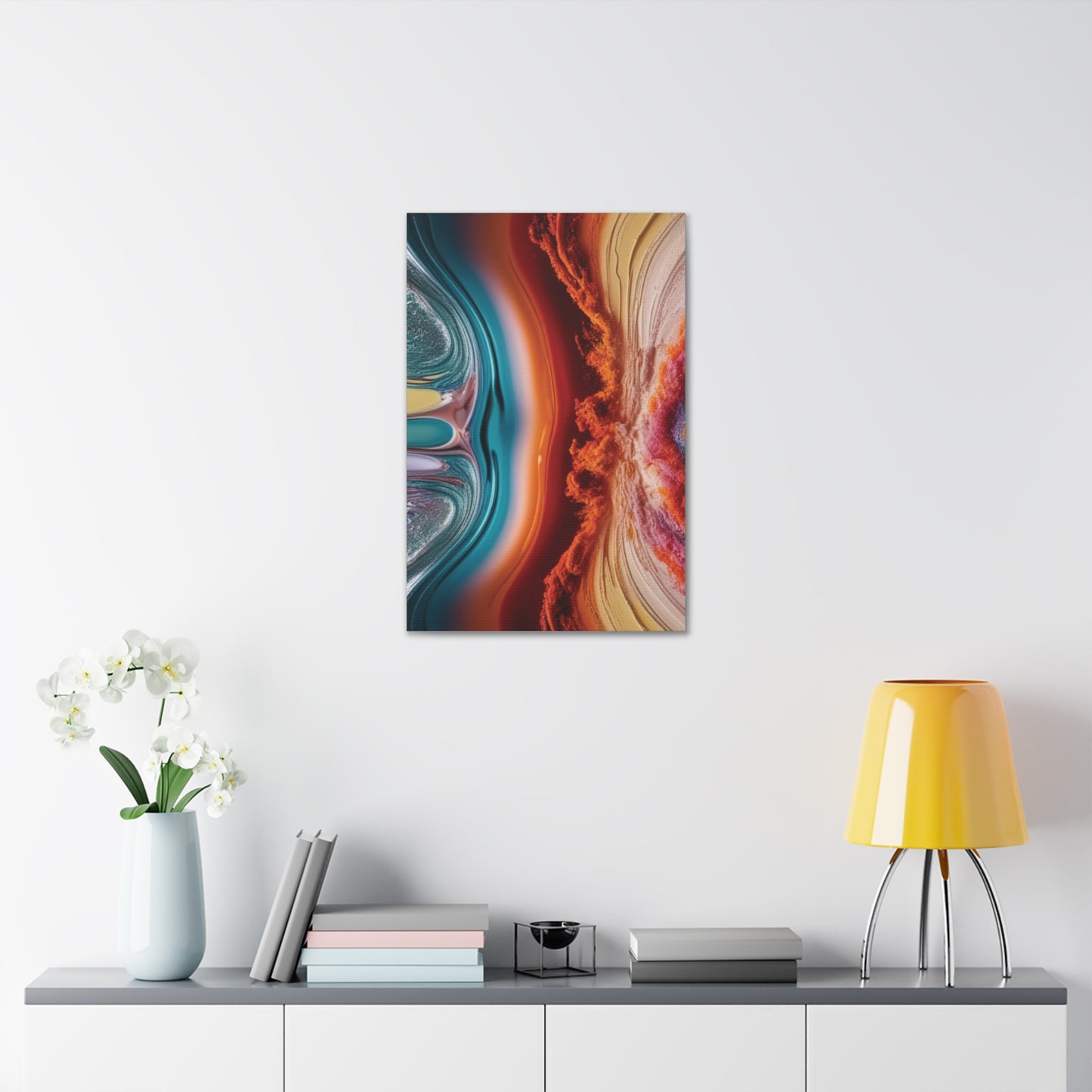 Stunning Abstract Canvas Art - 15" Stretched Wall Decor