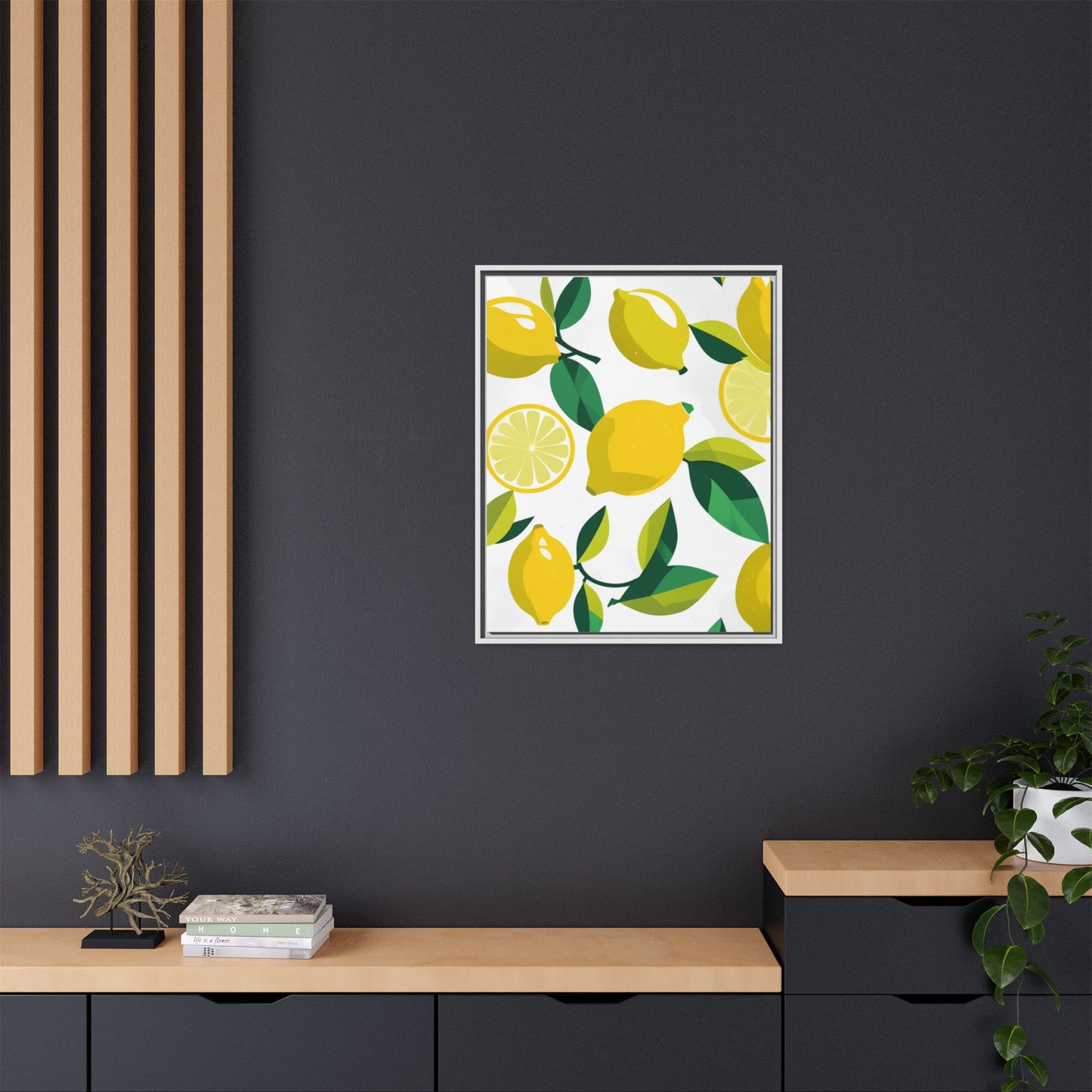 Matte Canvas, Framed (Multi-color)
