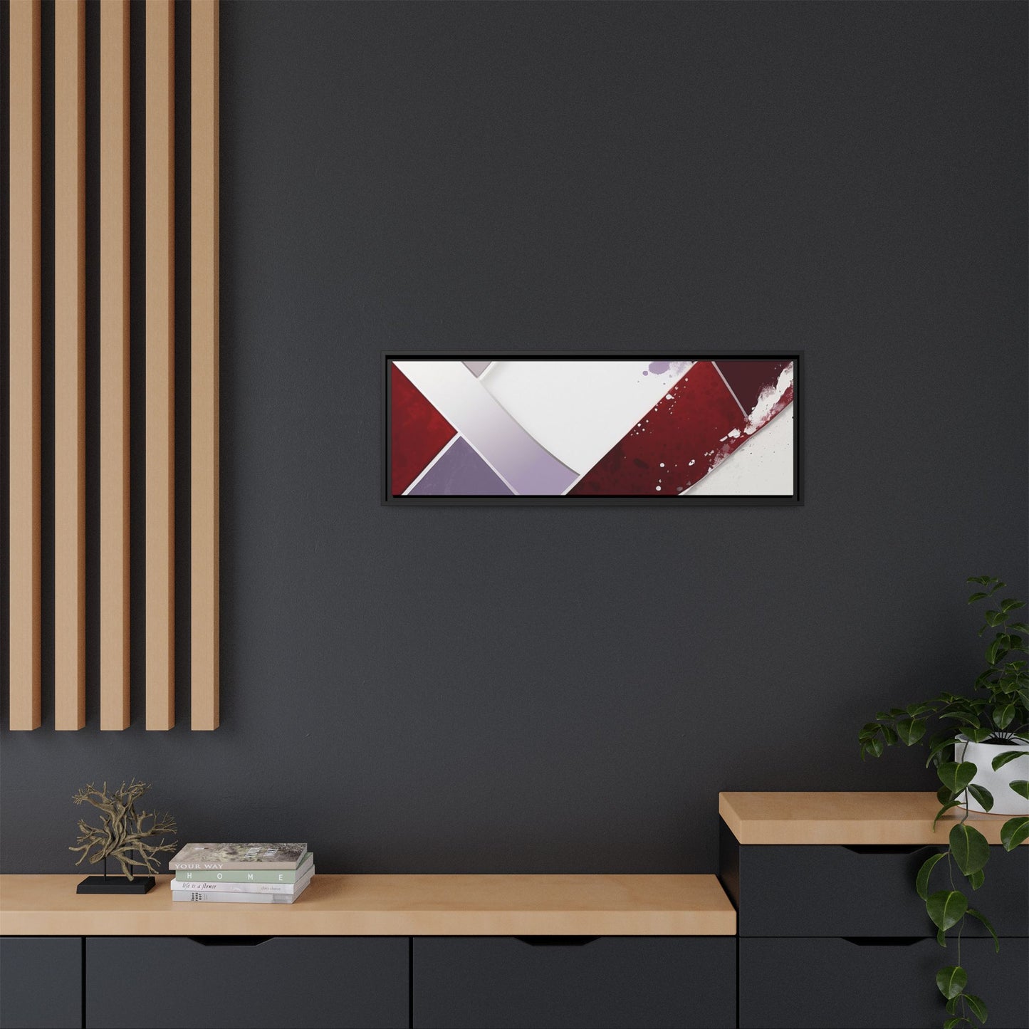 Matte Canvas, Framed (Multi-color)