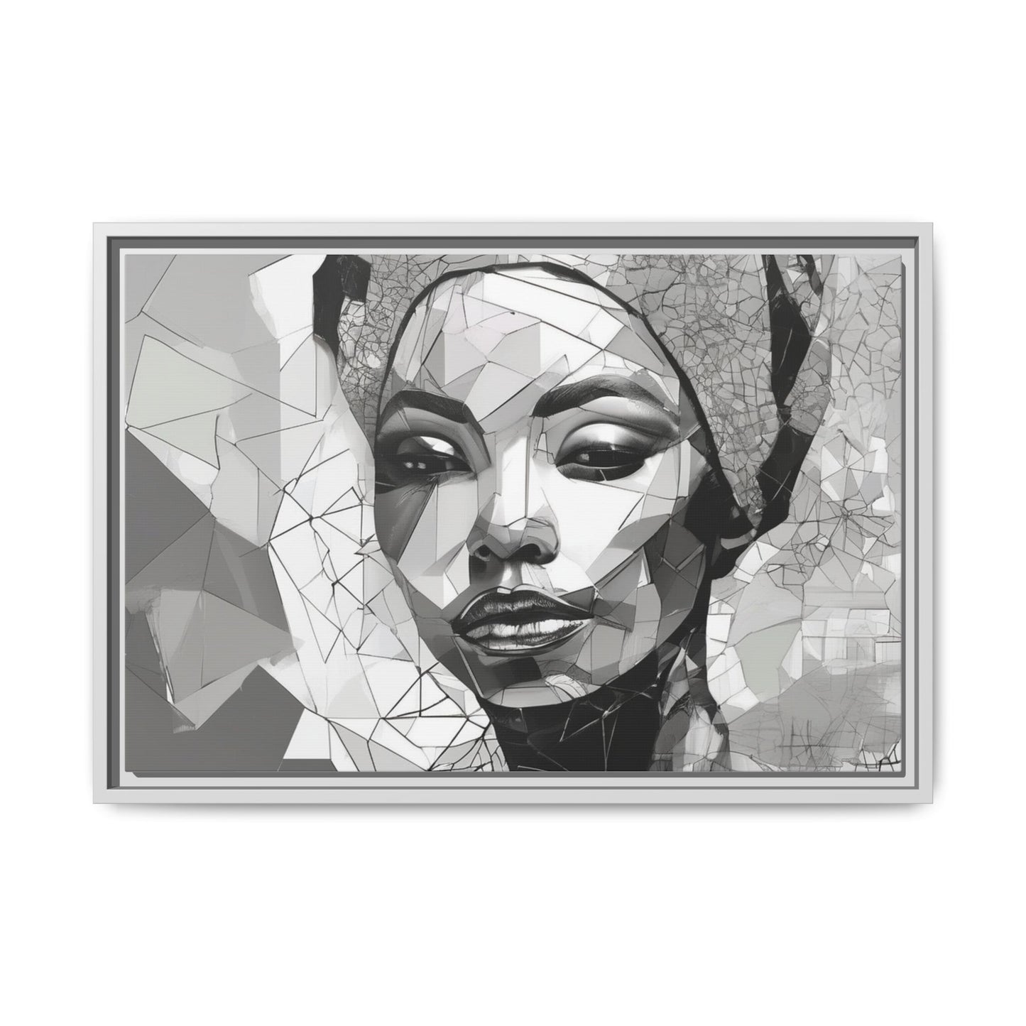 Fractured Grace: Portrait in Prism