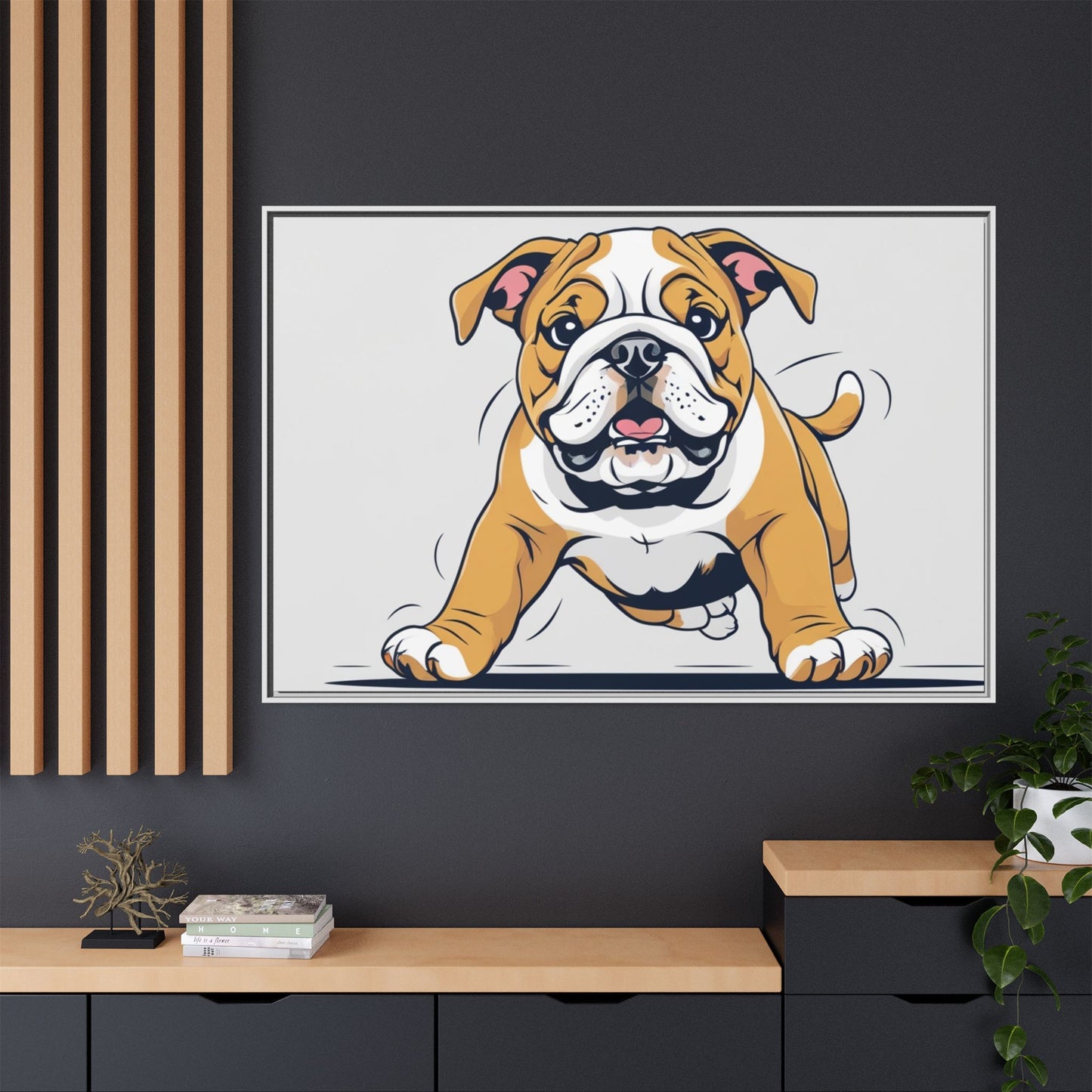 Matte Canvas, Framed (Multi-color)