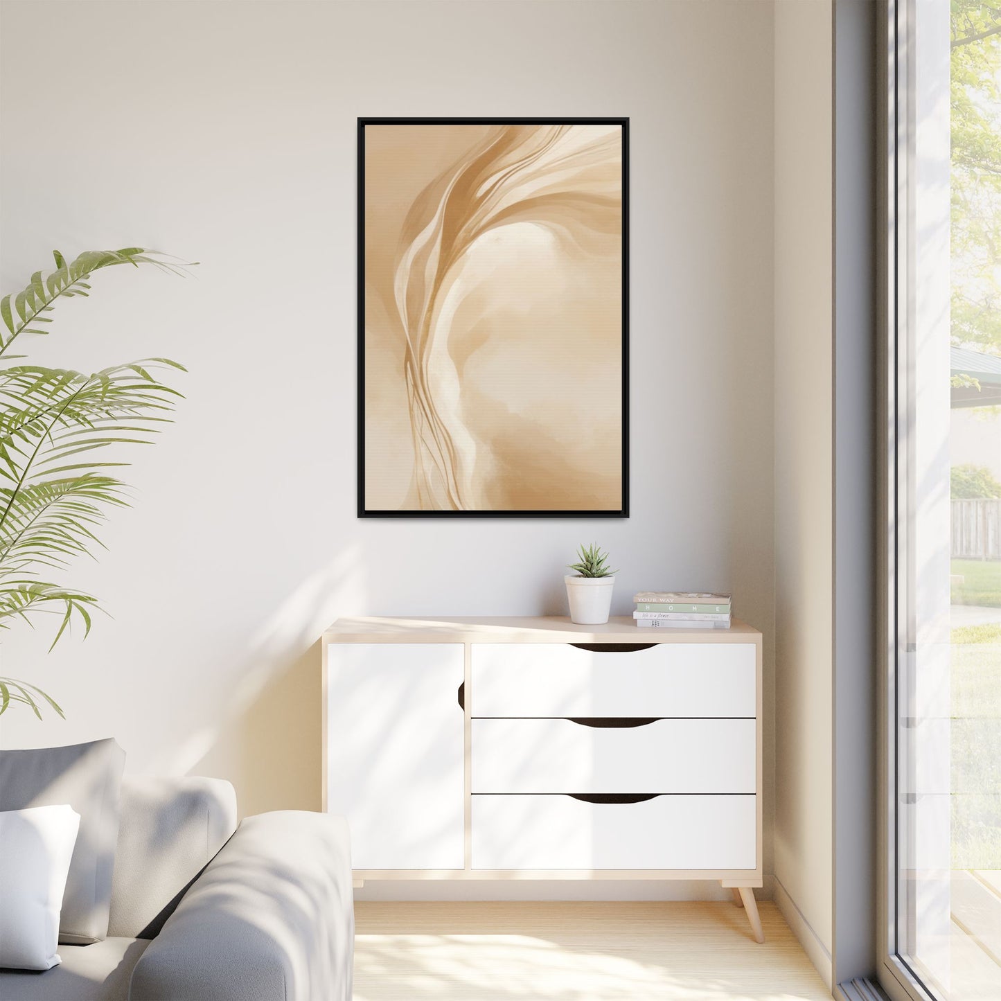 Matte Canvas, Framed (Multi-color)