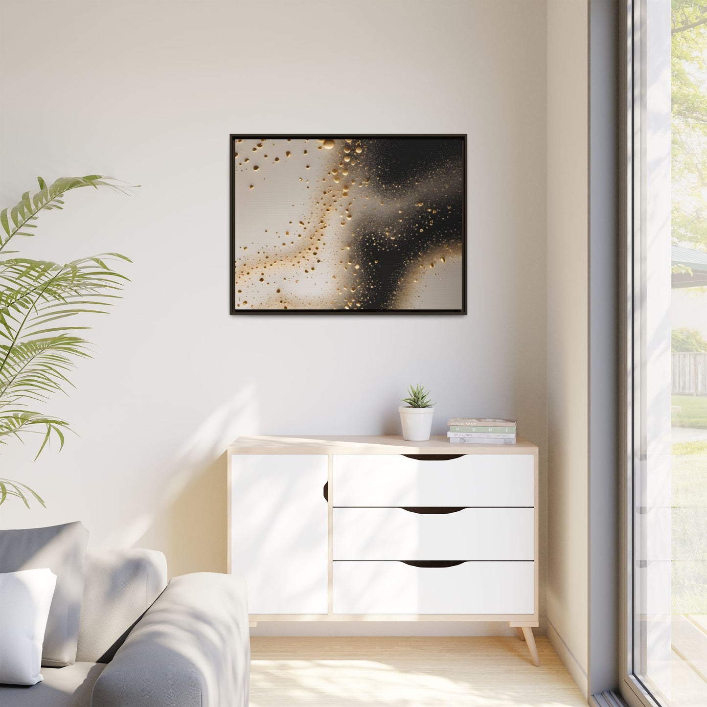 Matte Canvas, Framed (Multi-color)