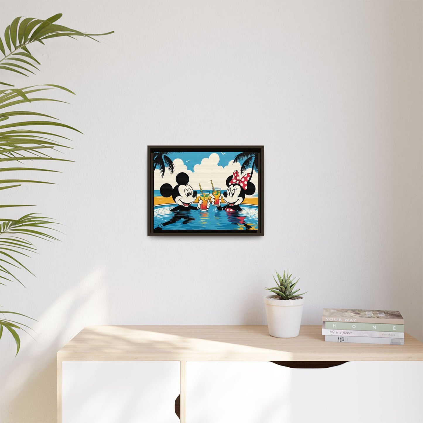Matte Canvas, Framed (Multi-color)