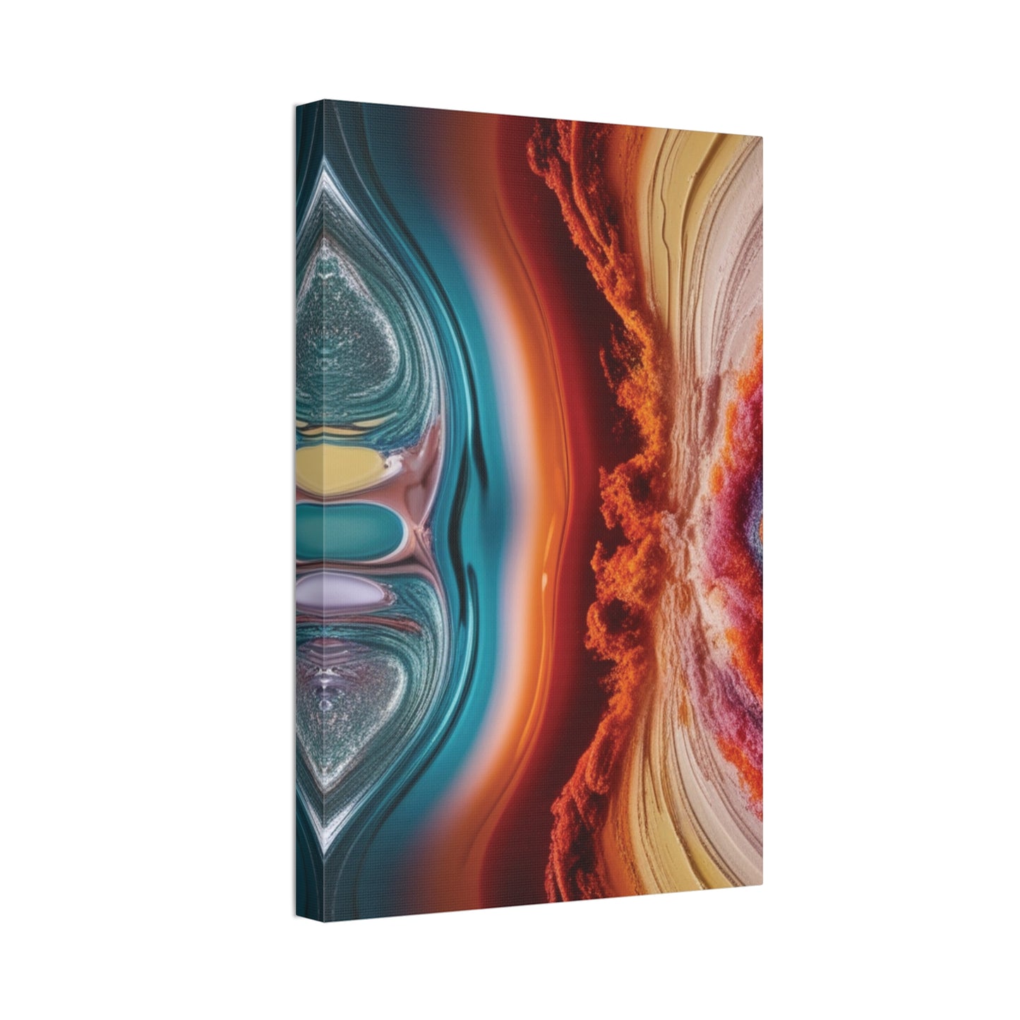 Stunning Abstract Canvas Art - 15" Stretched Wall Decor