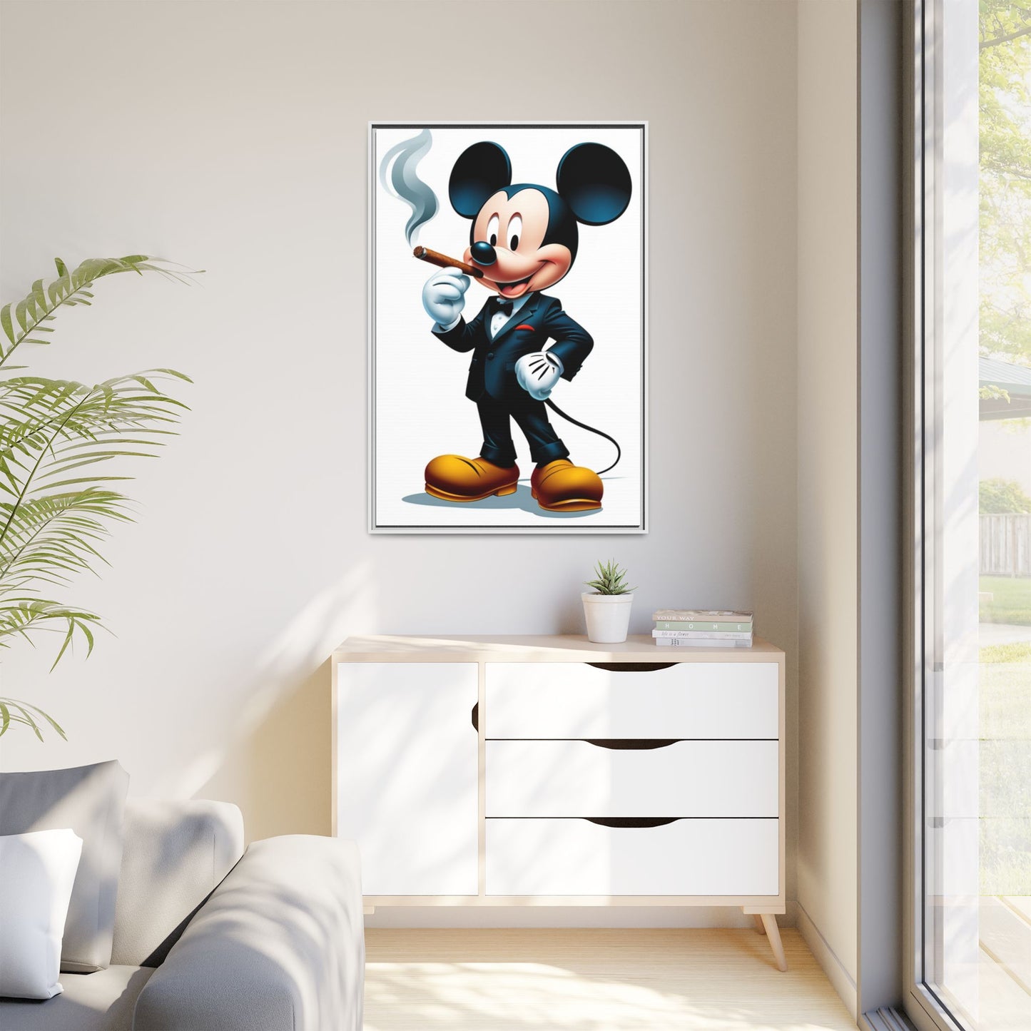 Matte Canvas, Framed (Multi-color)