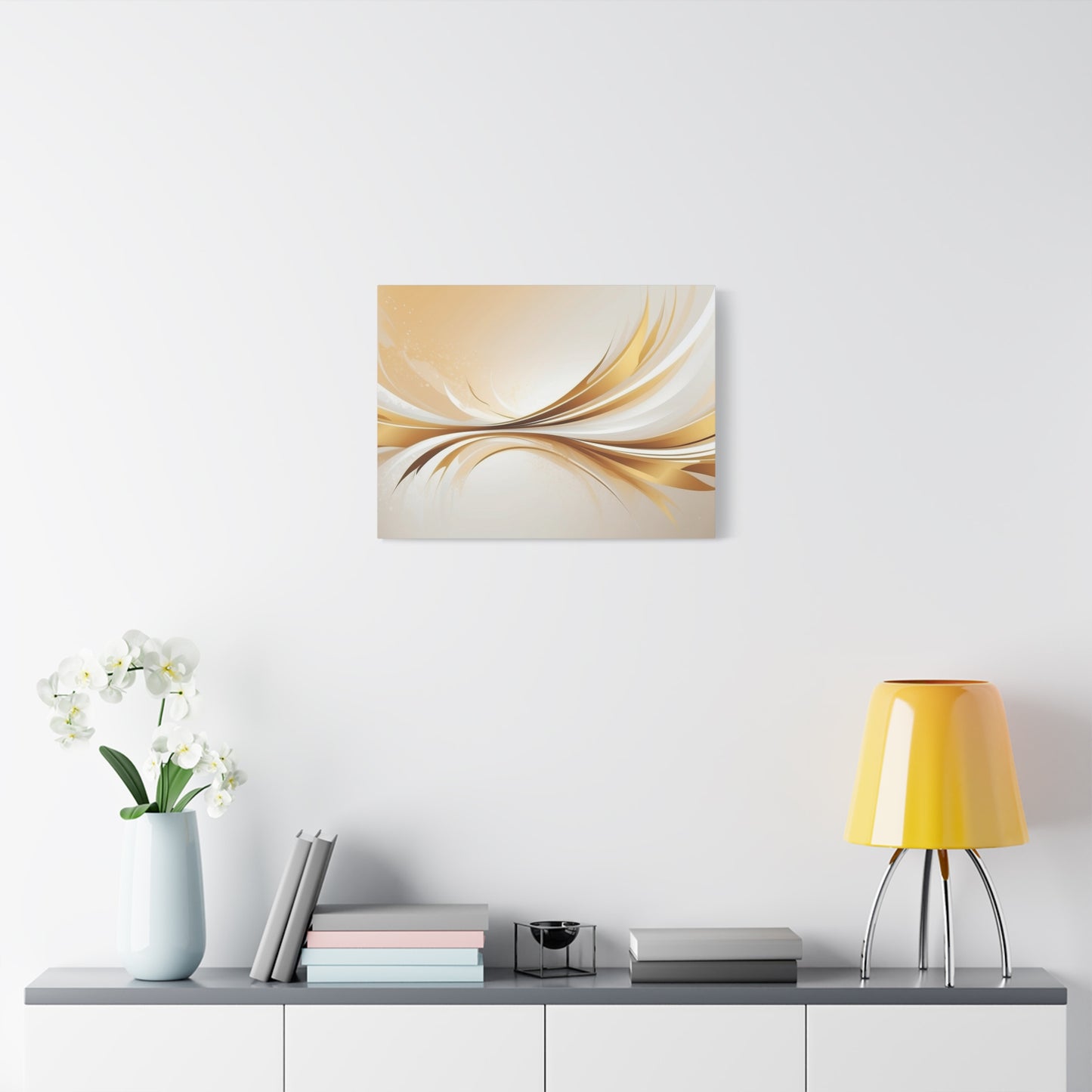 Elegant Abstract Canvas Wall Art - Stretched Matte Decor