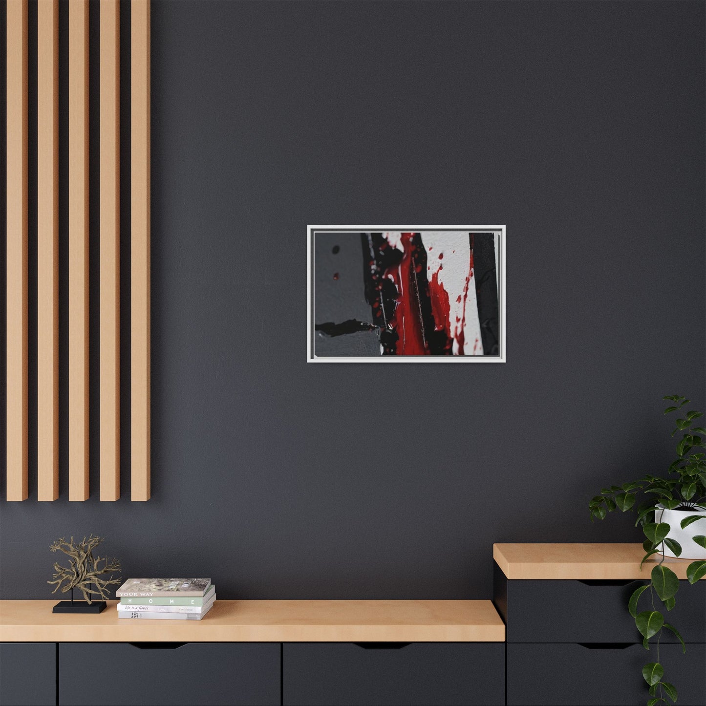 Matte Canvas, Framed (Multi-color)