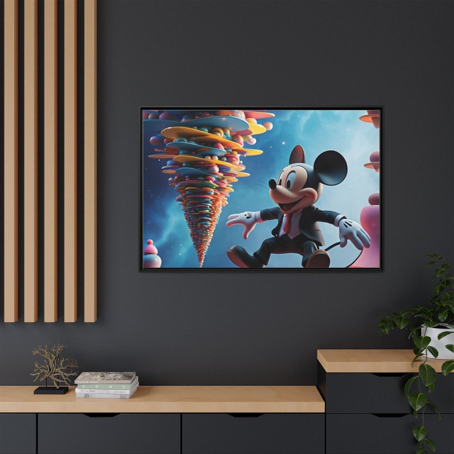 Matte Canvas, Framed (Multi-color)