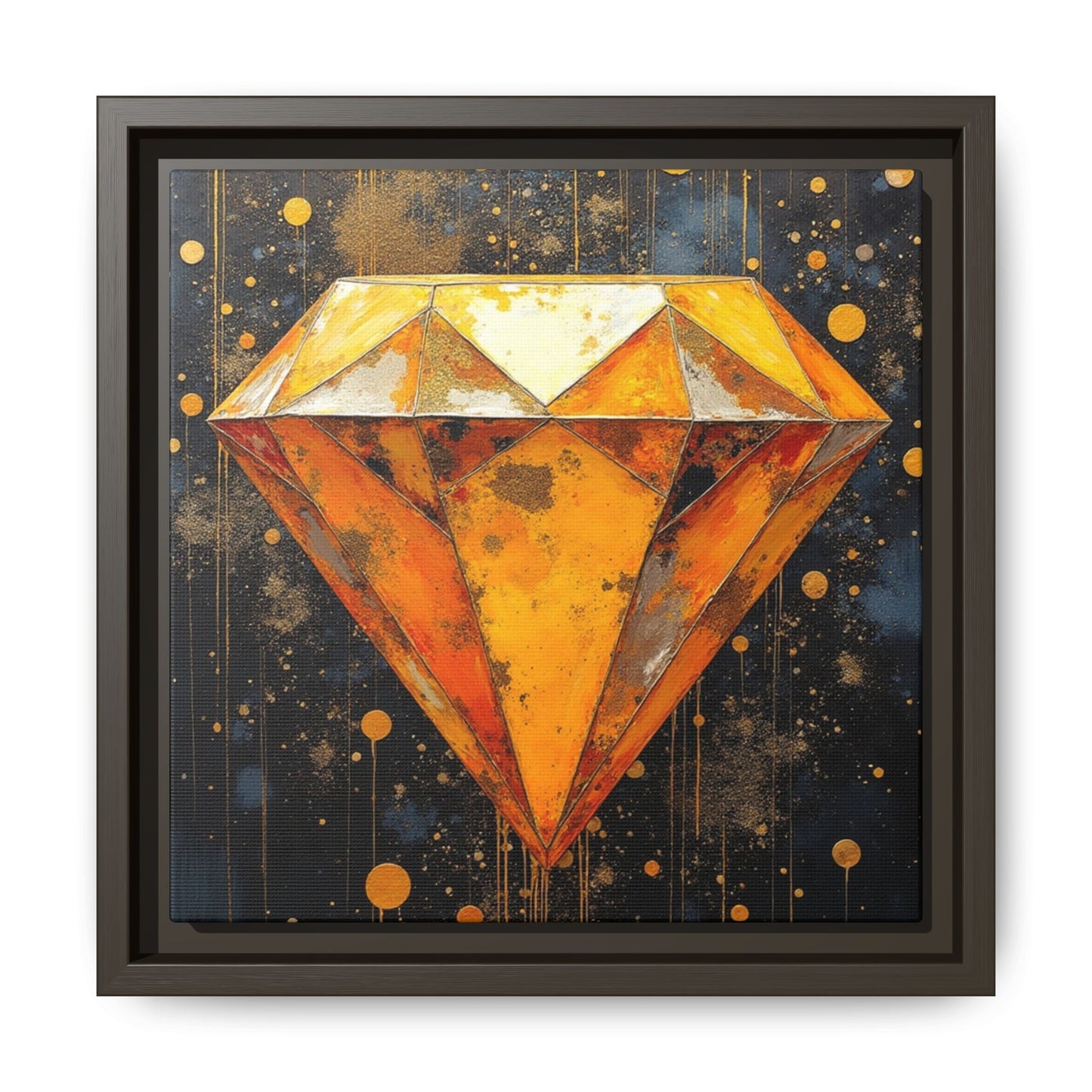 Matte Canvas, Framed (Multi-color)