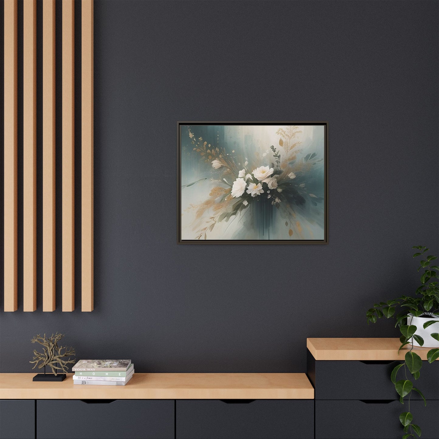 Matte Canvas, Framed (Multi-color)