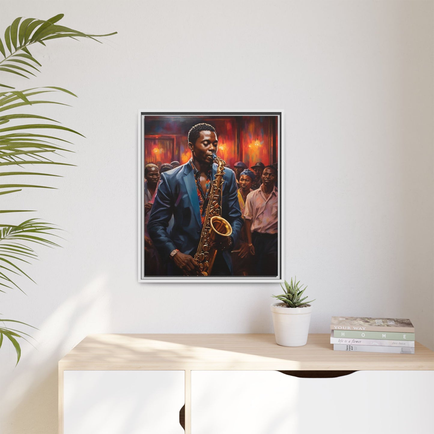Matte Canvas, Framed (Multi-color)