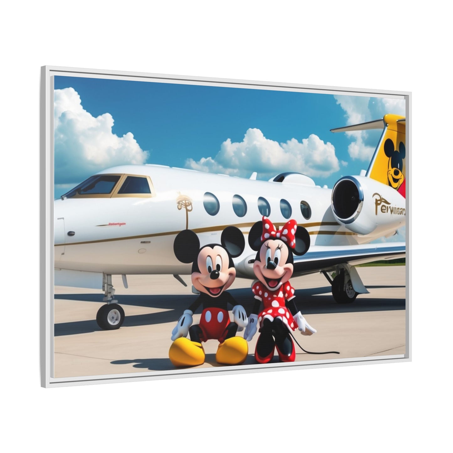Mickey & Minnie Jetsetter Canvas Art