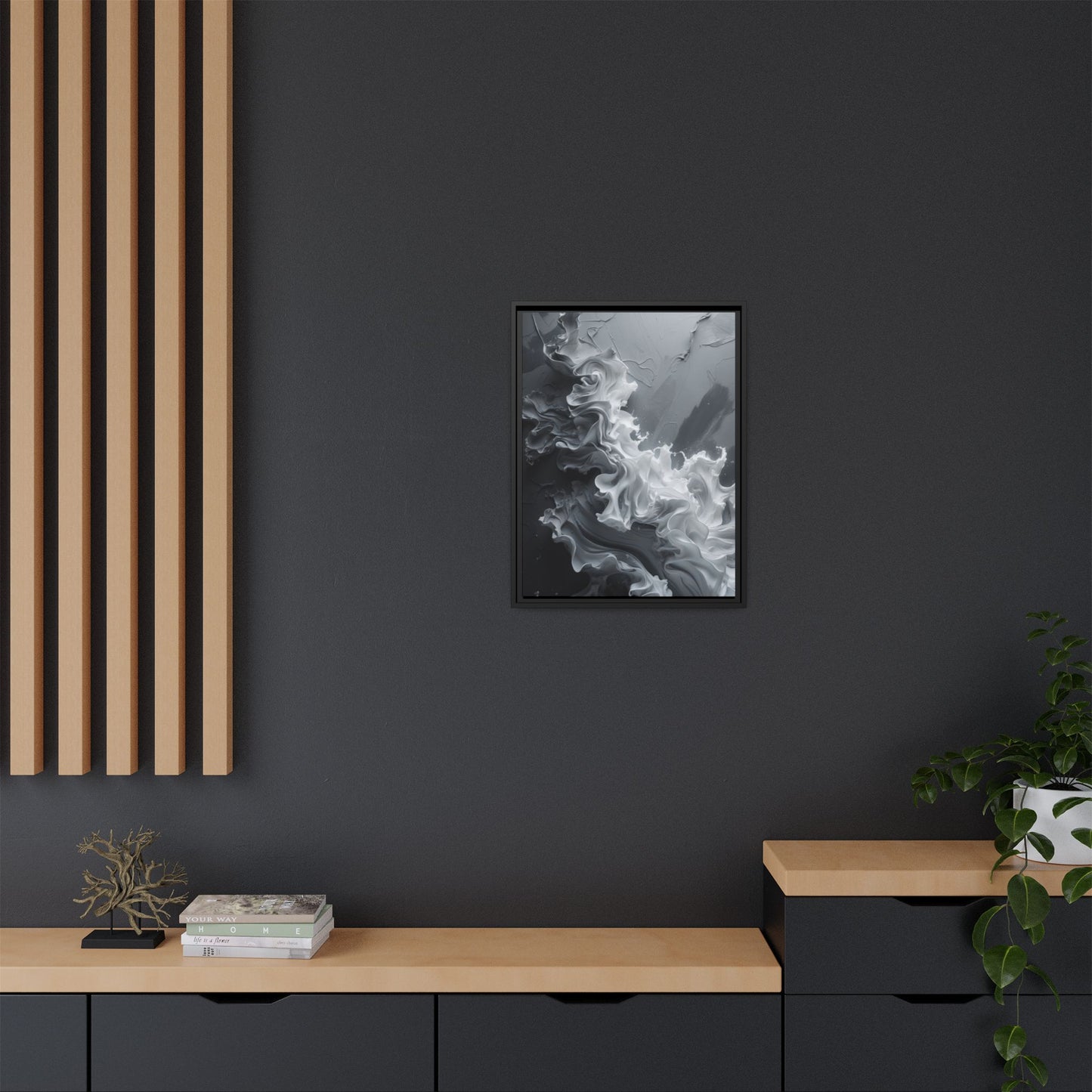 Matte Canvas, Framed (Multi-color)