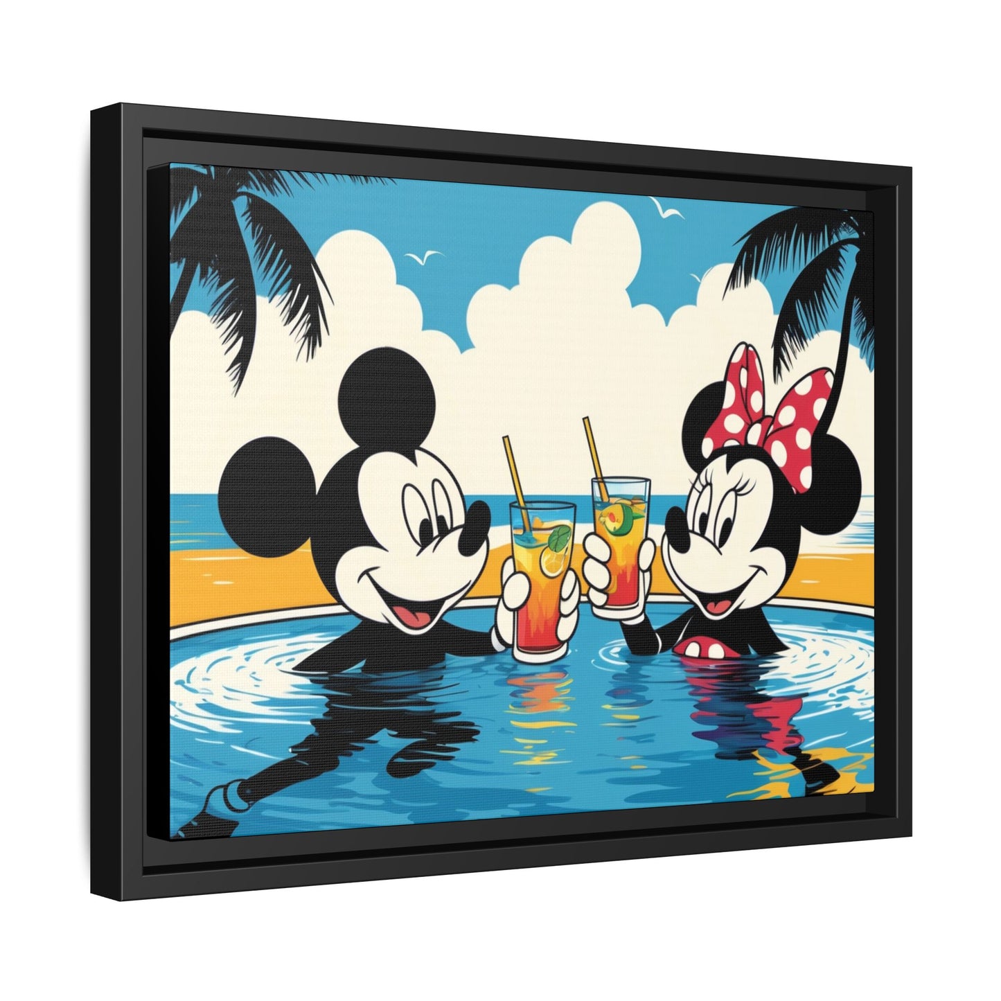 Matte Canvas, Framed (Multi-color)