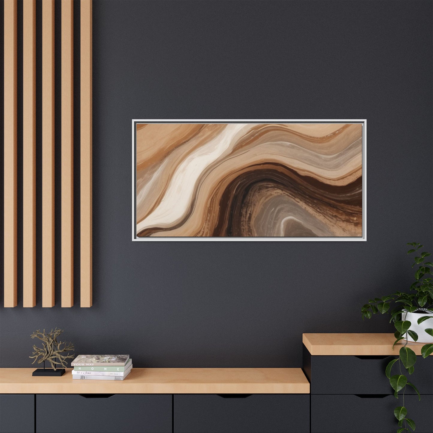 Matte Canvas, Framed (Multi-color)