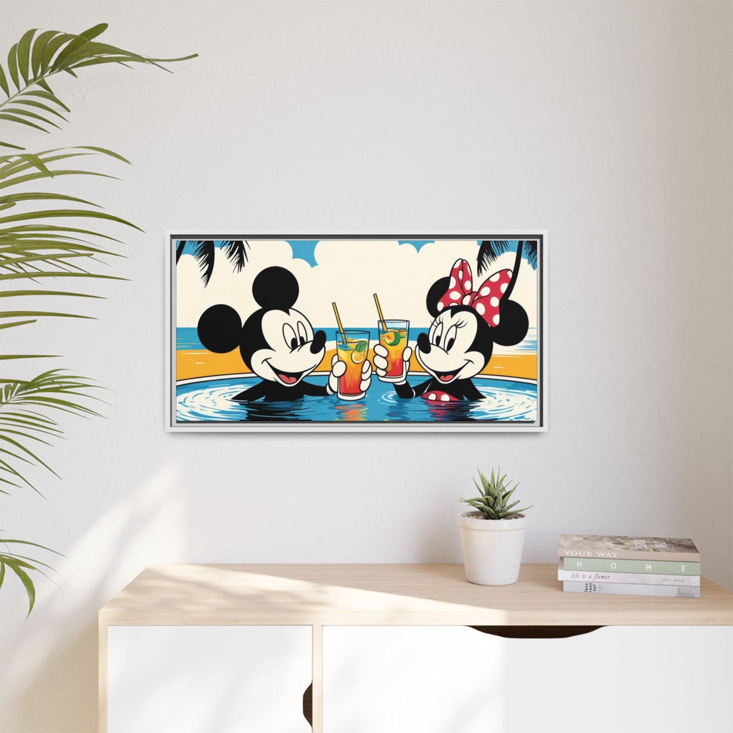 Matte Canvas, Framed (Multi-color)