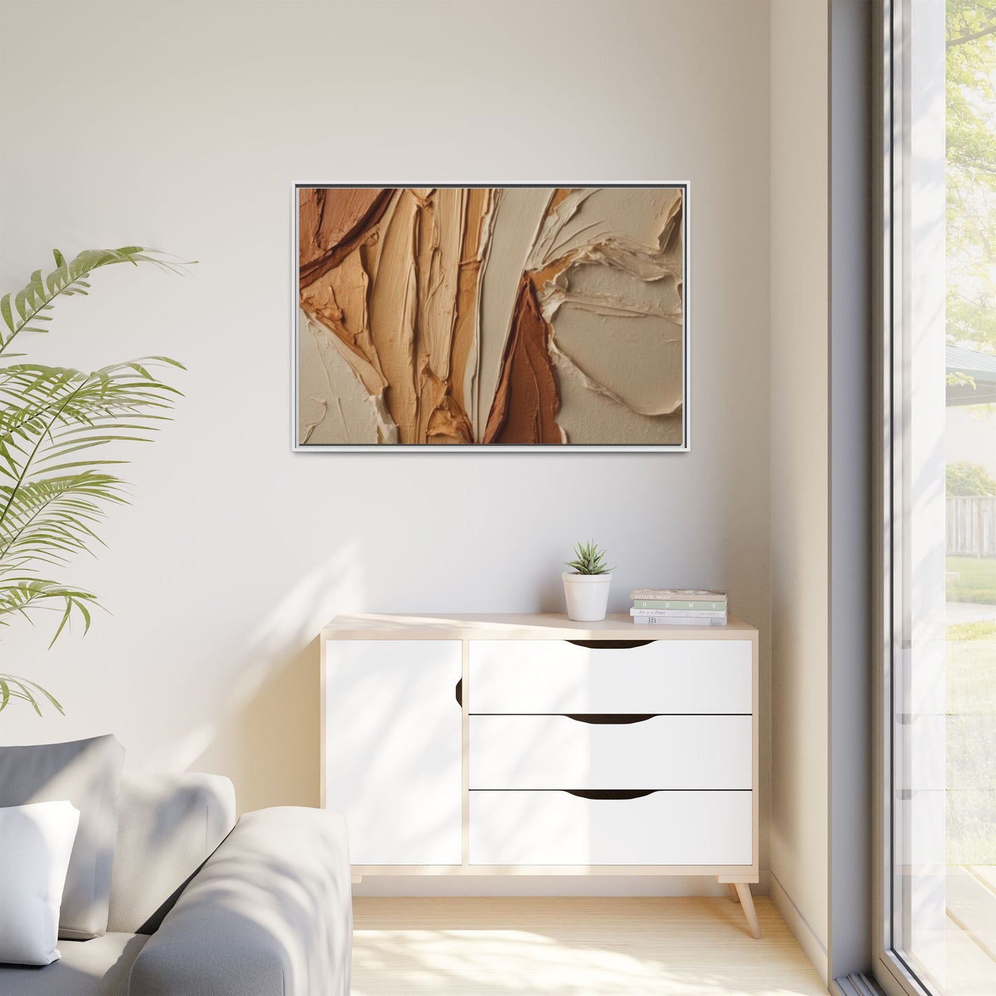 Matte Canvas, Framed (Multi-color)