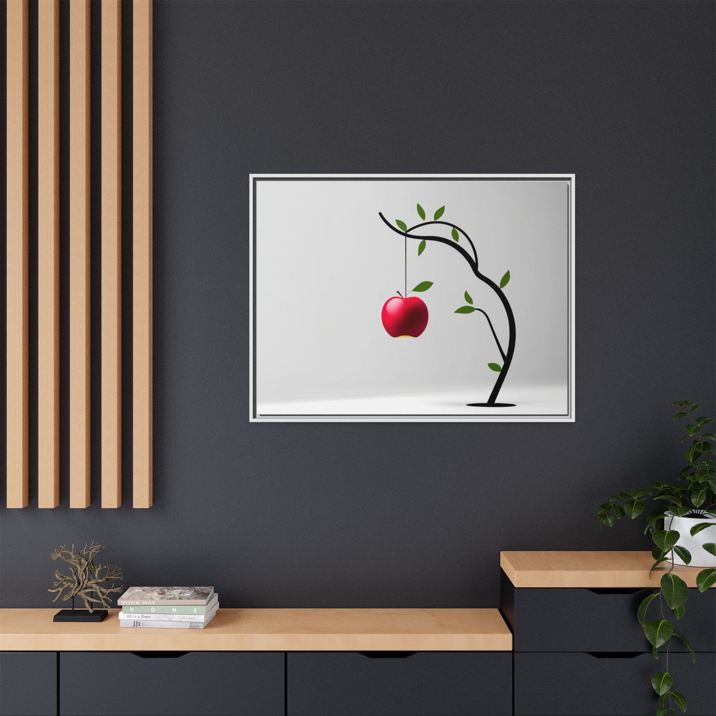 Matte Canvas, Framed (Multi-color)