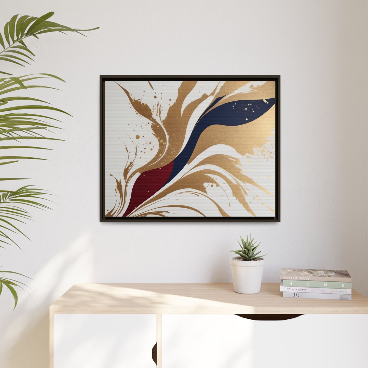 Matte Canvas, Framed (Multi-color)