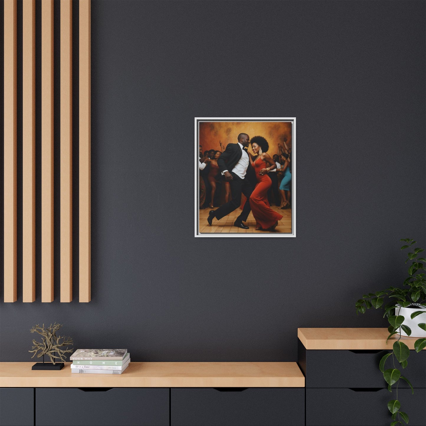 Matte Canvas, Framed (Multi-color)