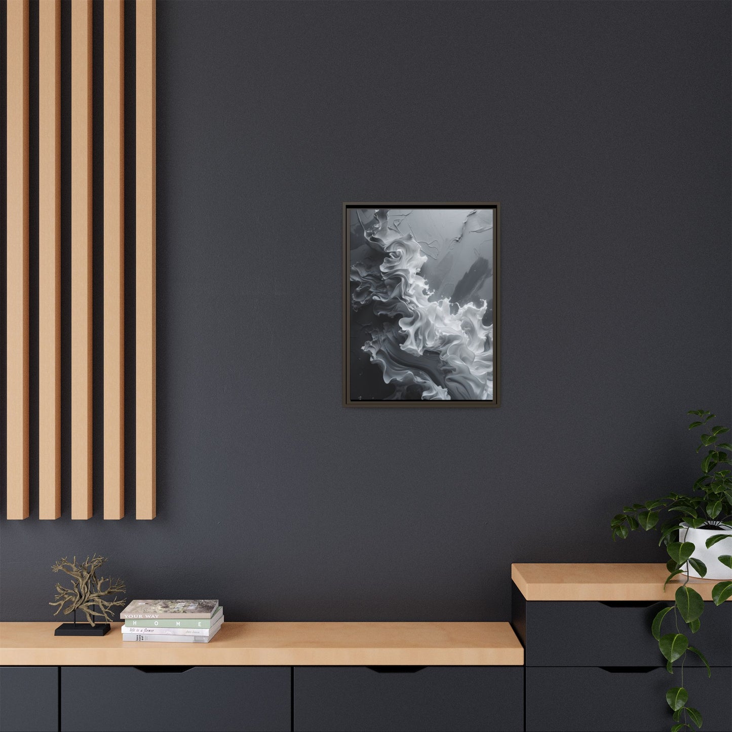 Matte Canvas, Framed (Multi-color)