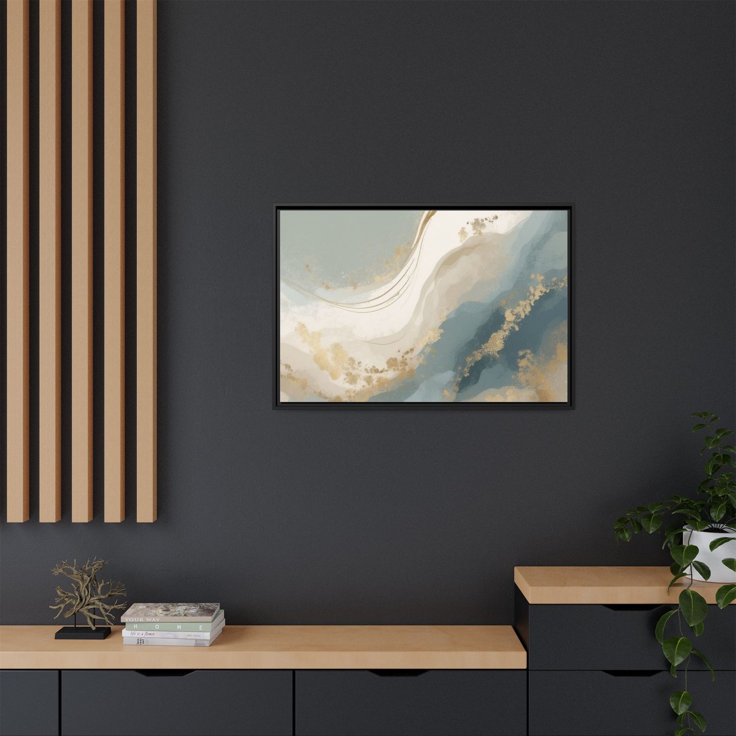 Matte Canvas, Framed (Multi-color)