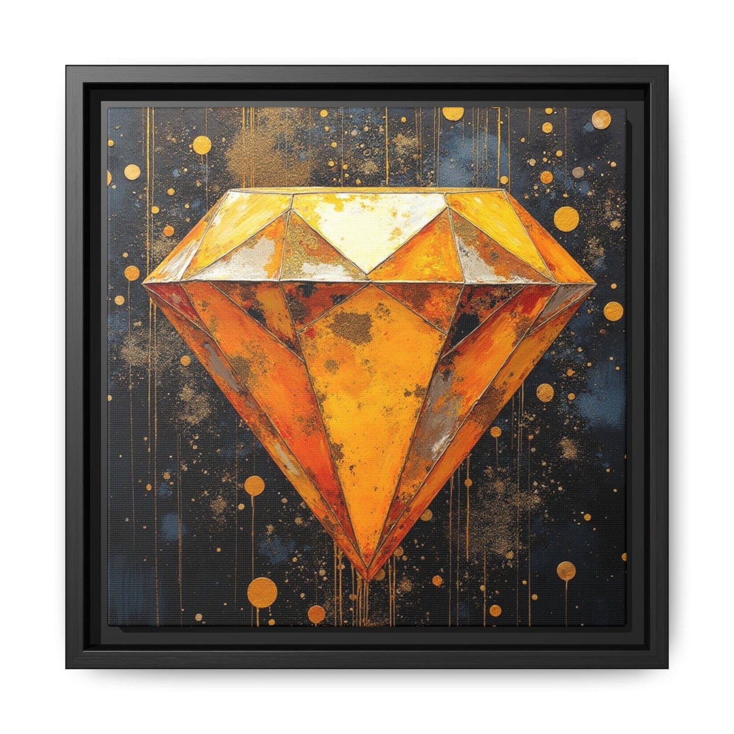 Matte Canvas, Framed (Multi-color)