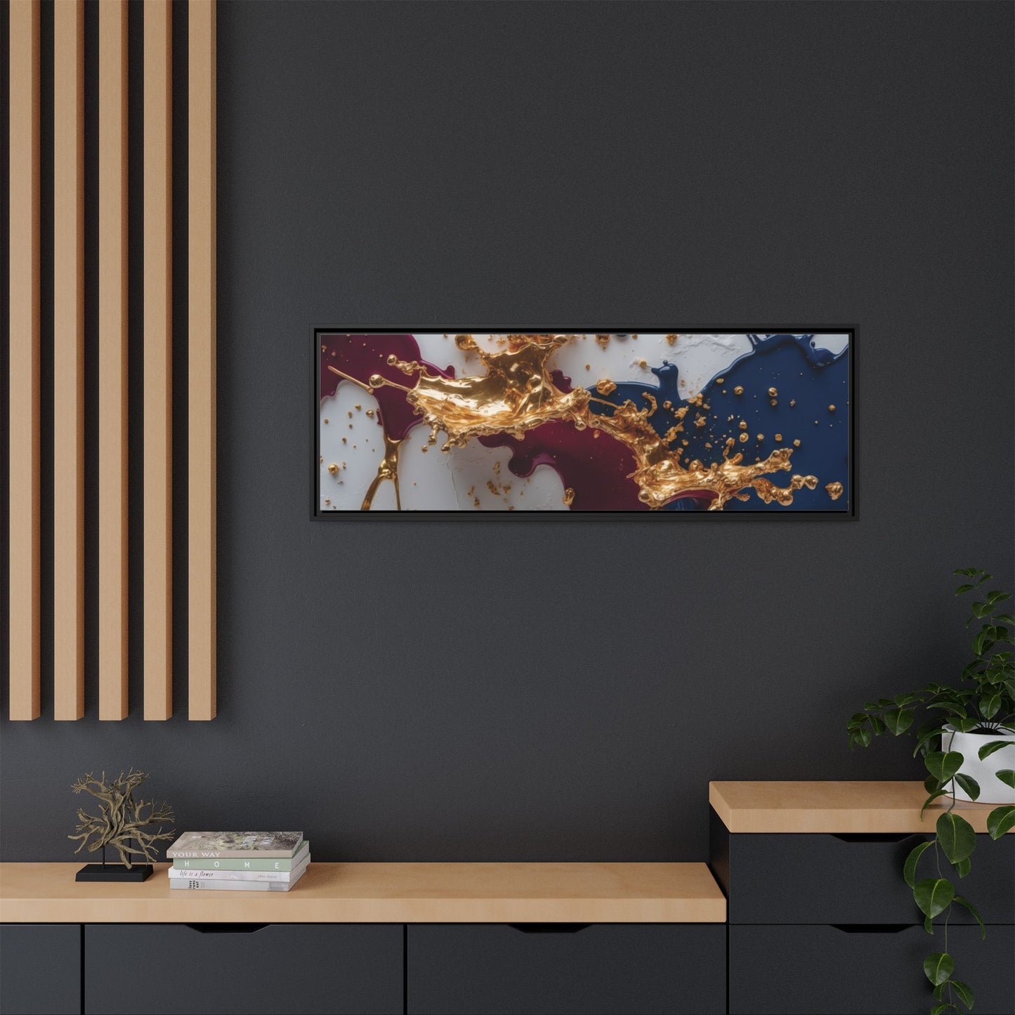 Matte Canvas, Framed (Multi-color)