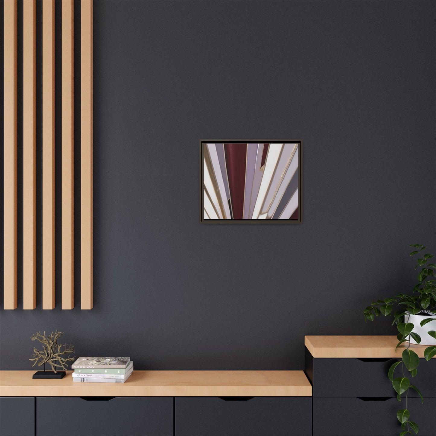 Matte Canvas, Framed (Multi-color)