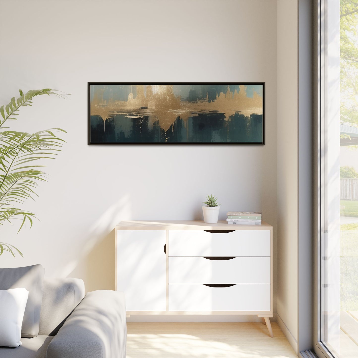 Matte Canvas, Framed (Multi-color)