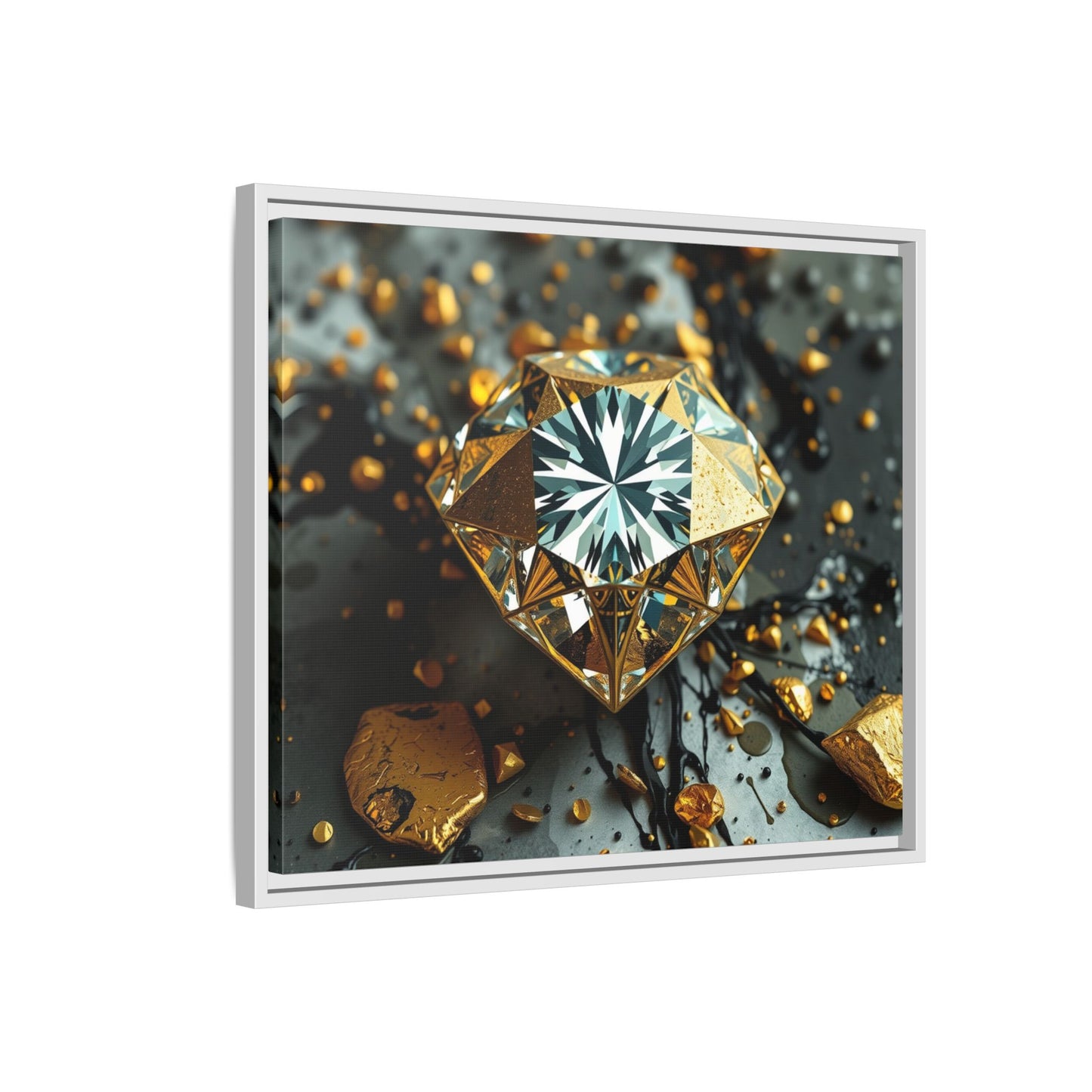 Matte Canvas, Framed (Multi-color)