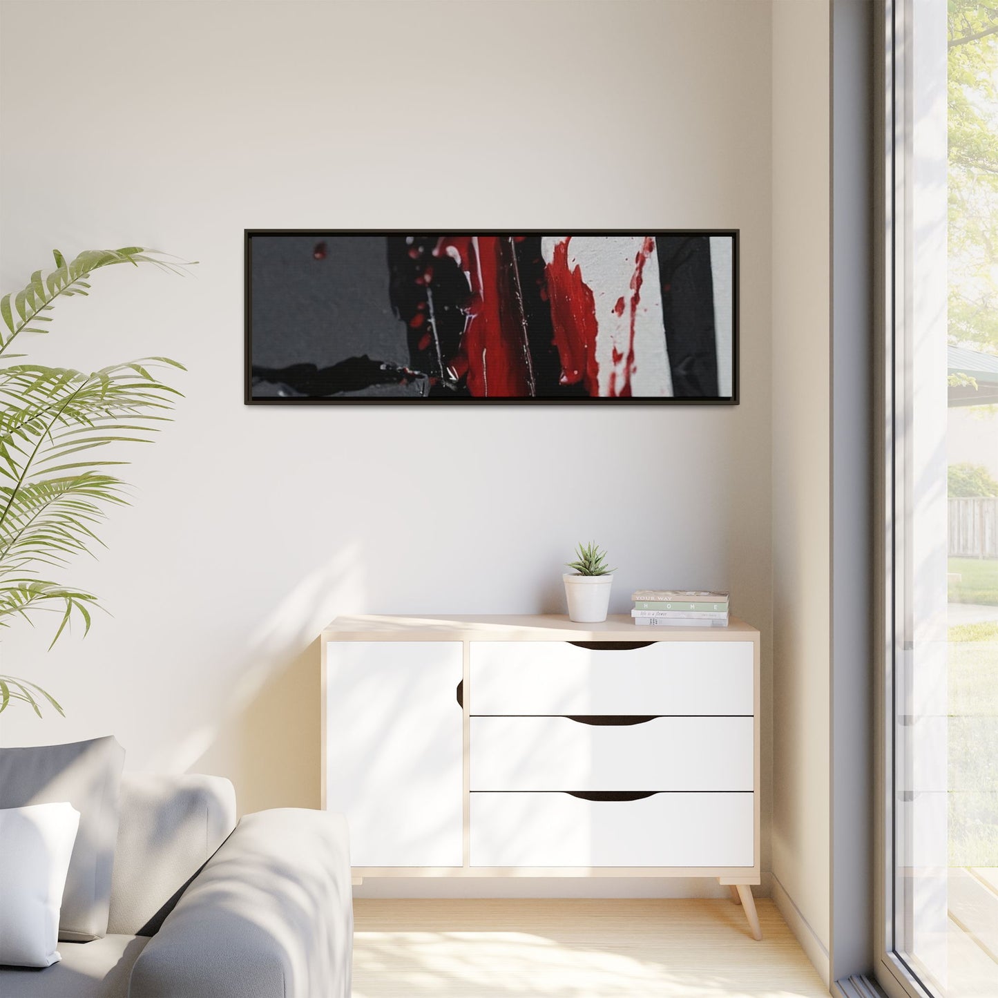 Matte Canvas, Framed (Multi-color)