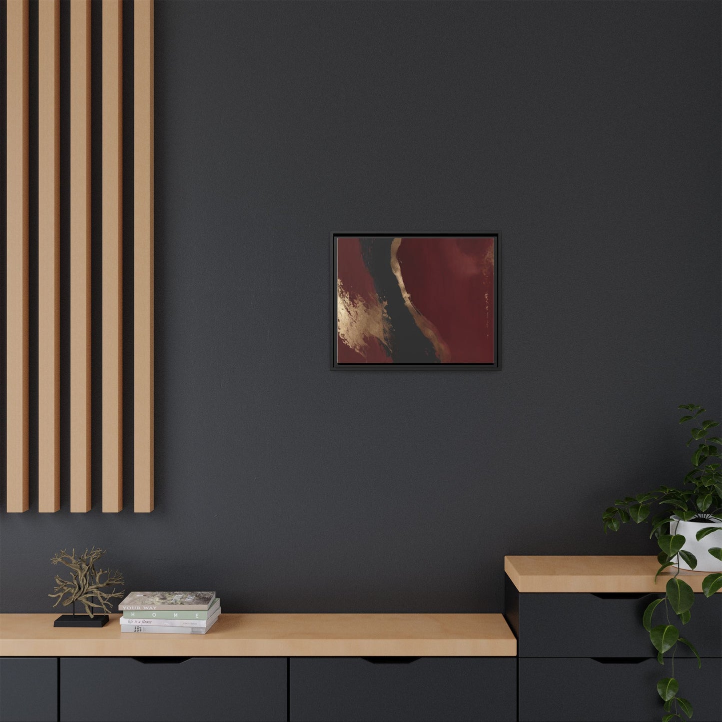 Matte Canvas, Framed (Multi-color)