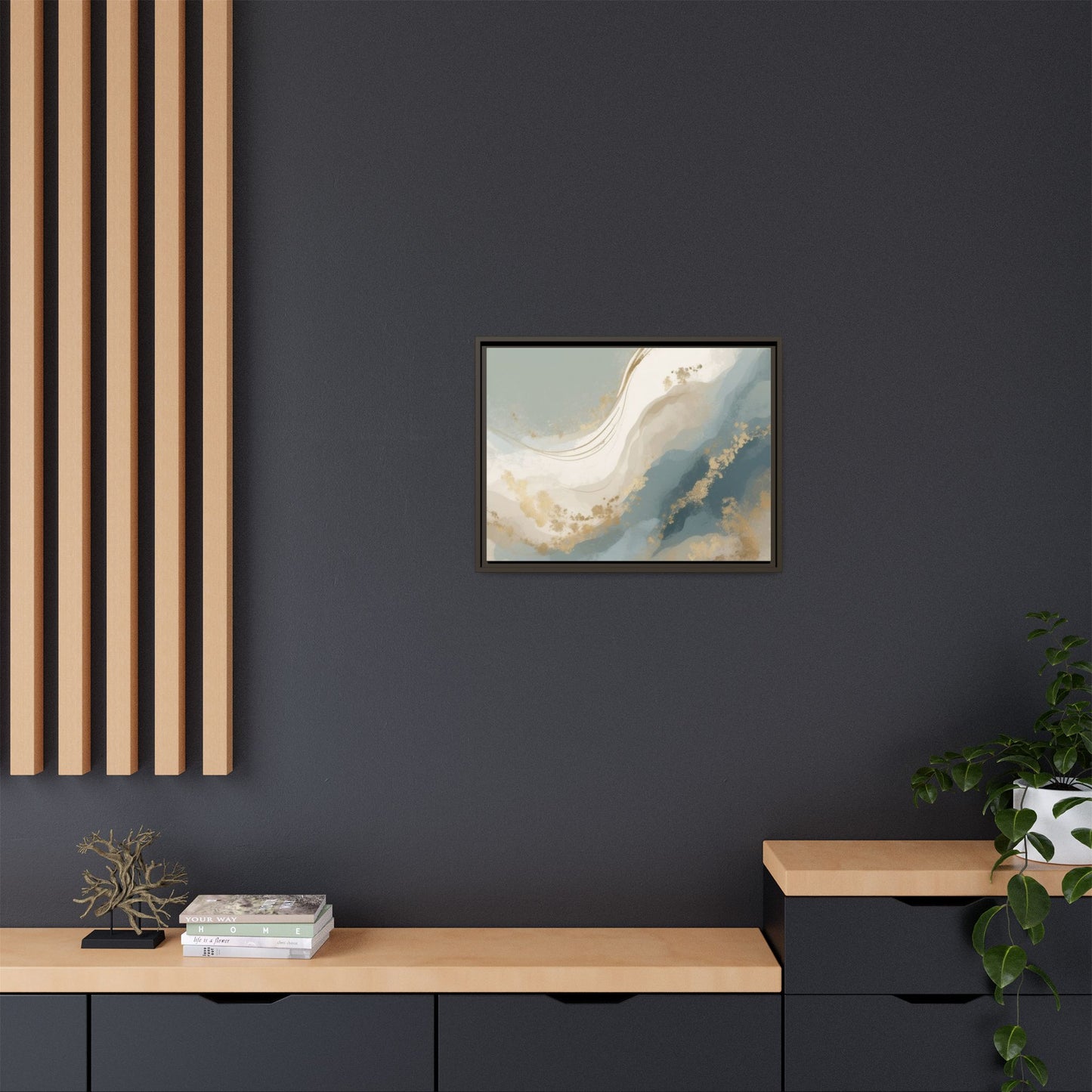 Matte Canvas, Framed (Multi-color)