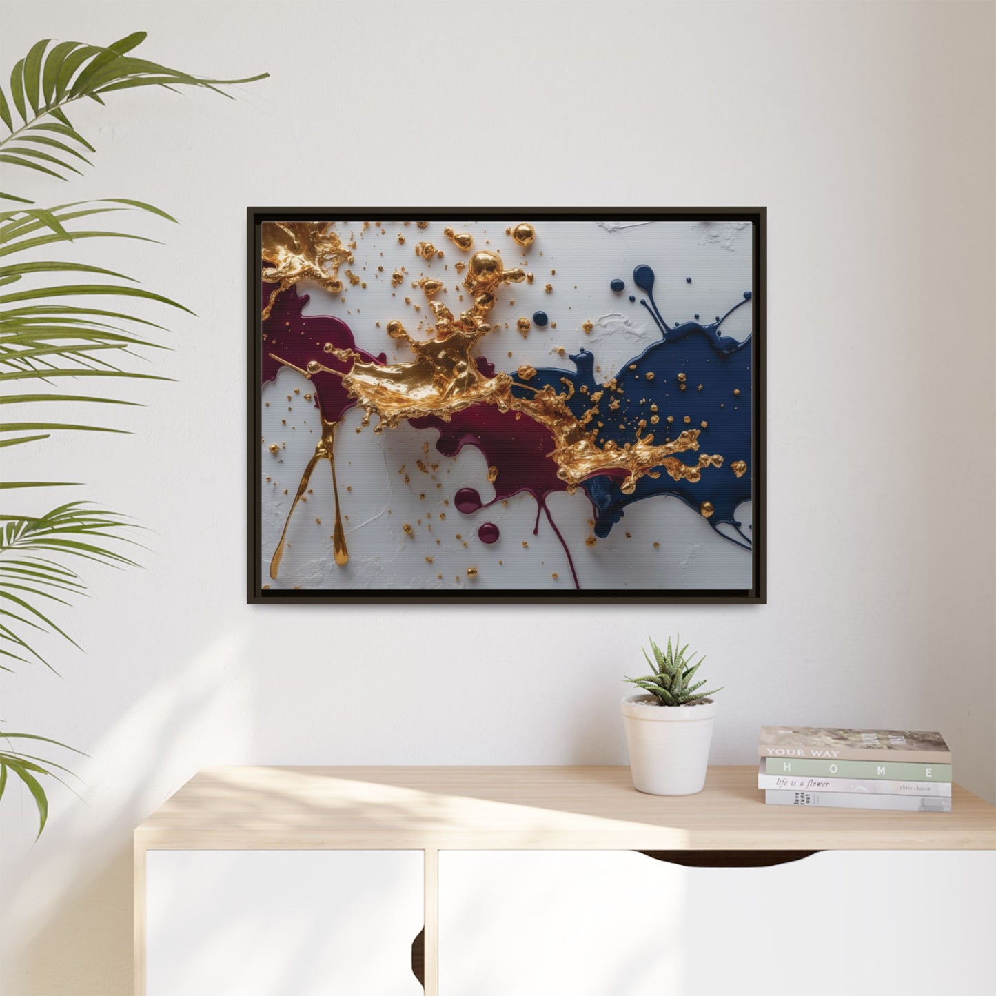 Matte Canvas, Framed (Multi-color)