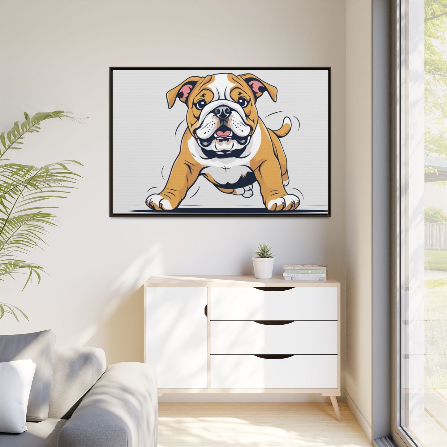 Matte Canvas, Framed (Multi-color)