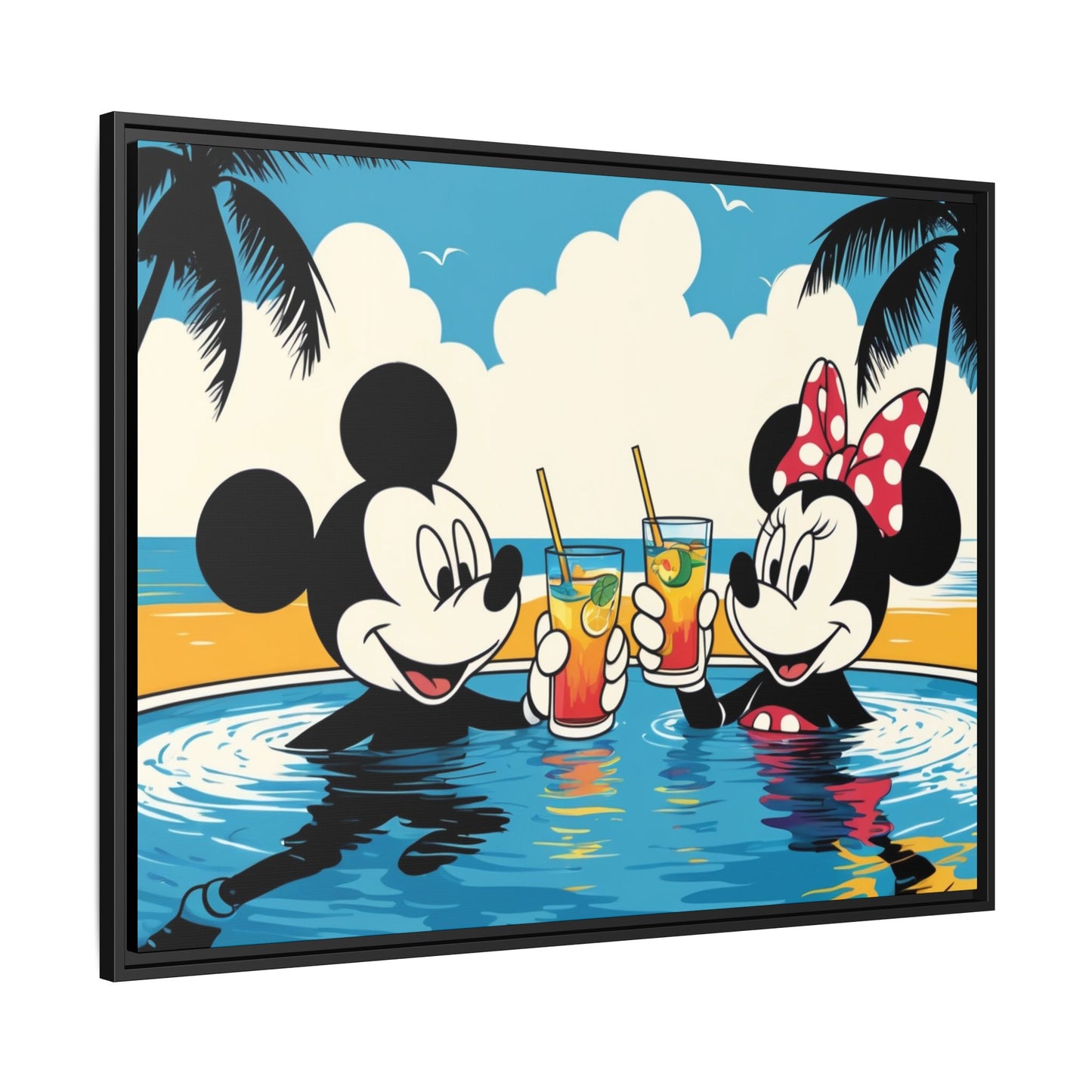 Matte Canvas, Framed (Multi-color)